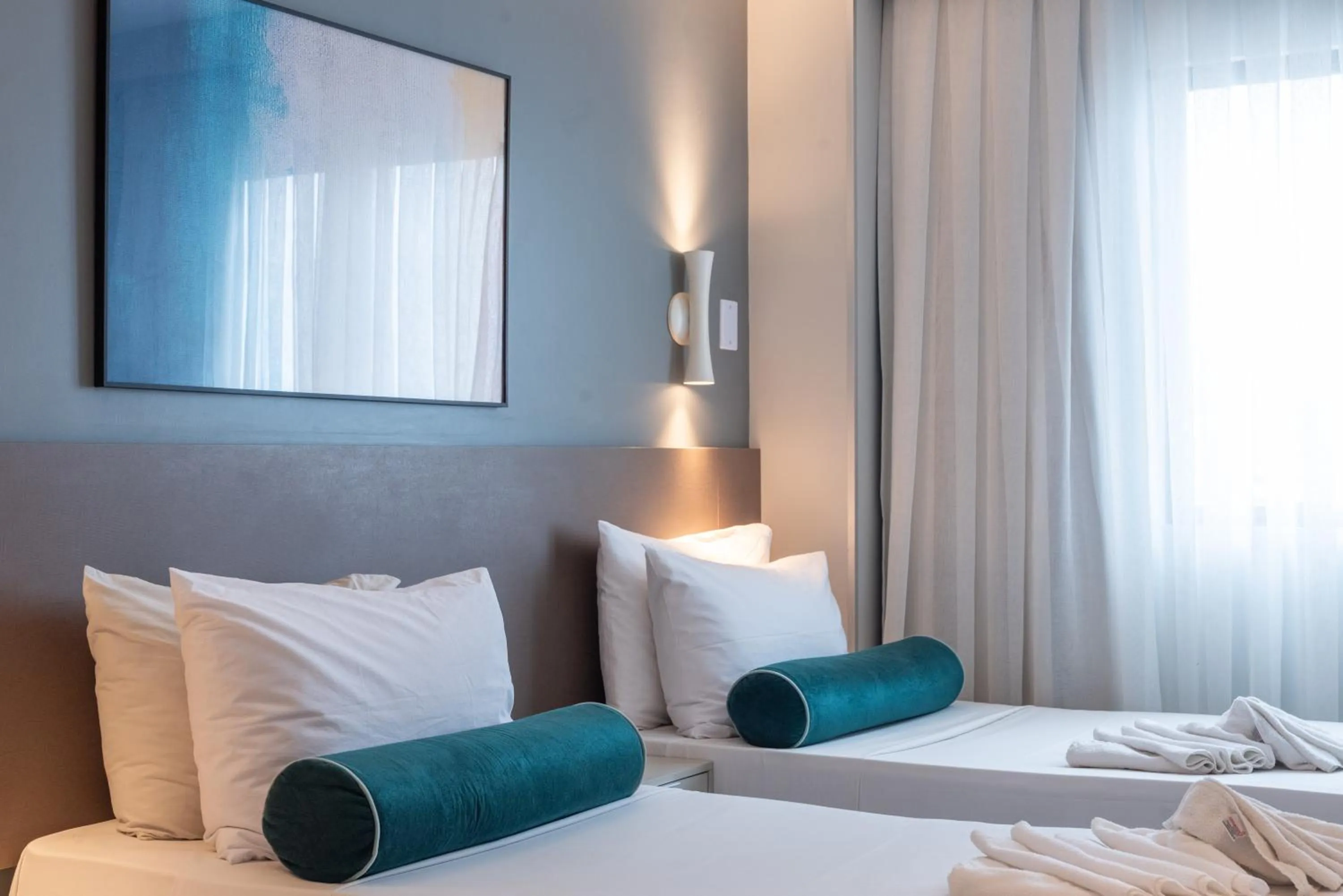 Bed in Hotel Água de Coco