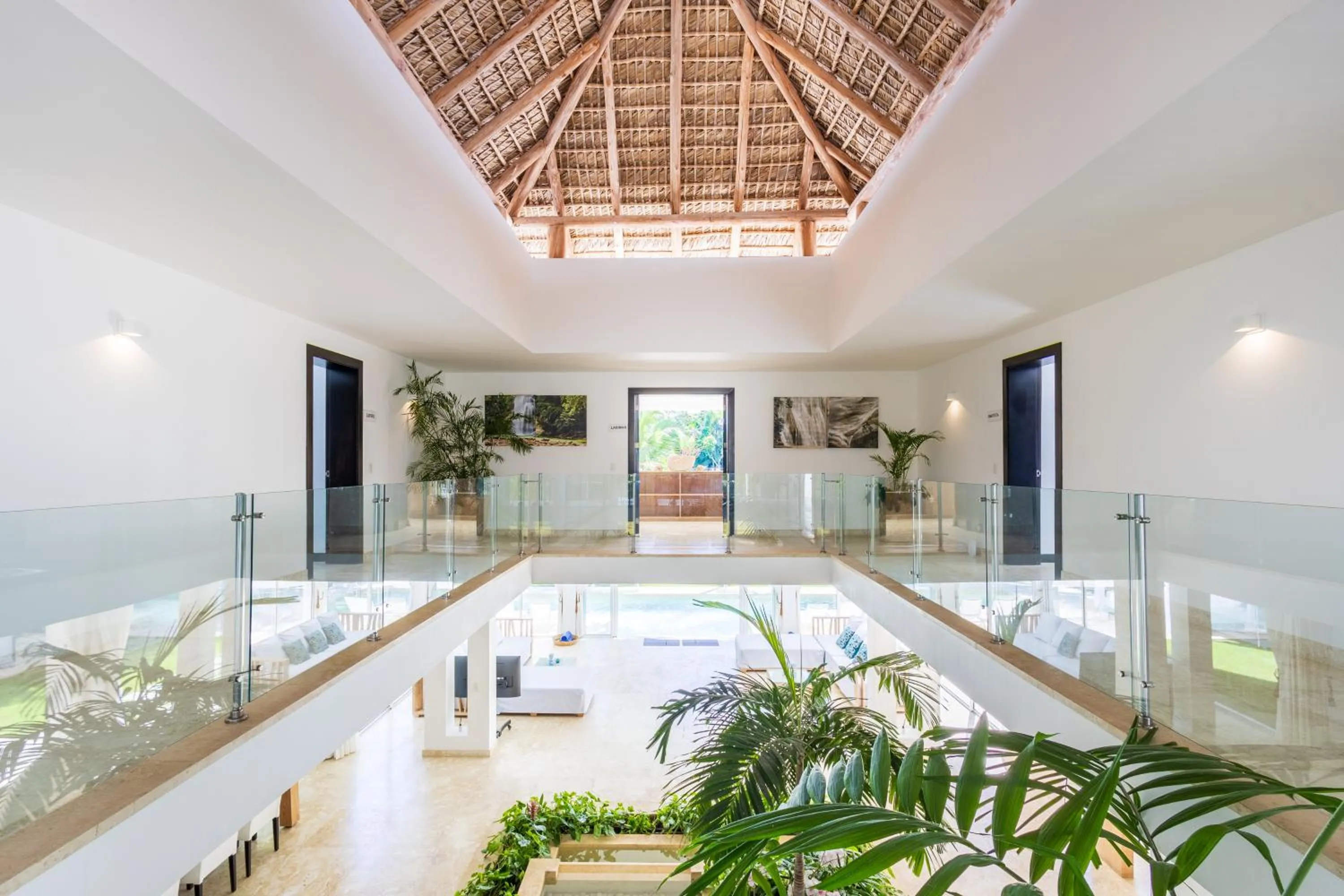 Living room in Luxury Rentals in Punta Cana - Exclusive Waterfall Villa with Private Pool, BBQ, Maid, Golf