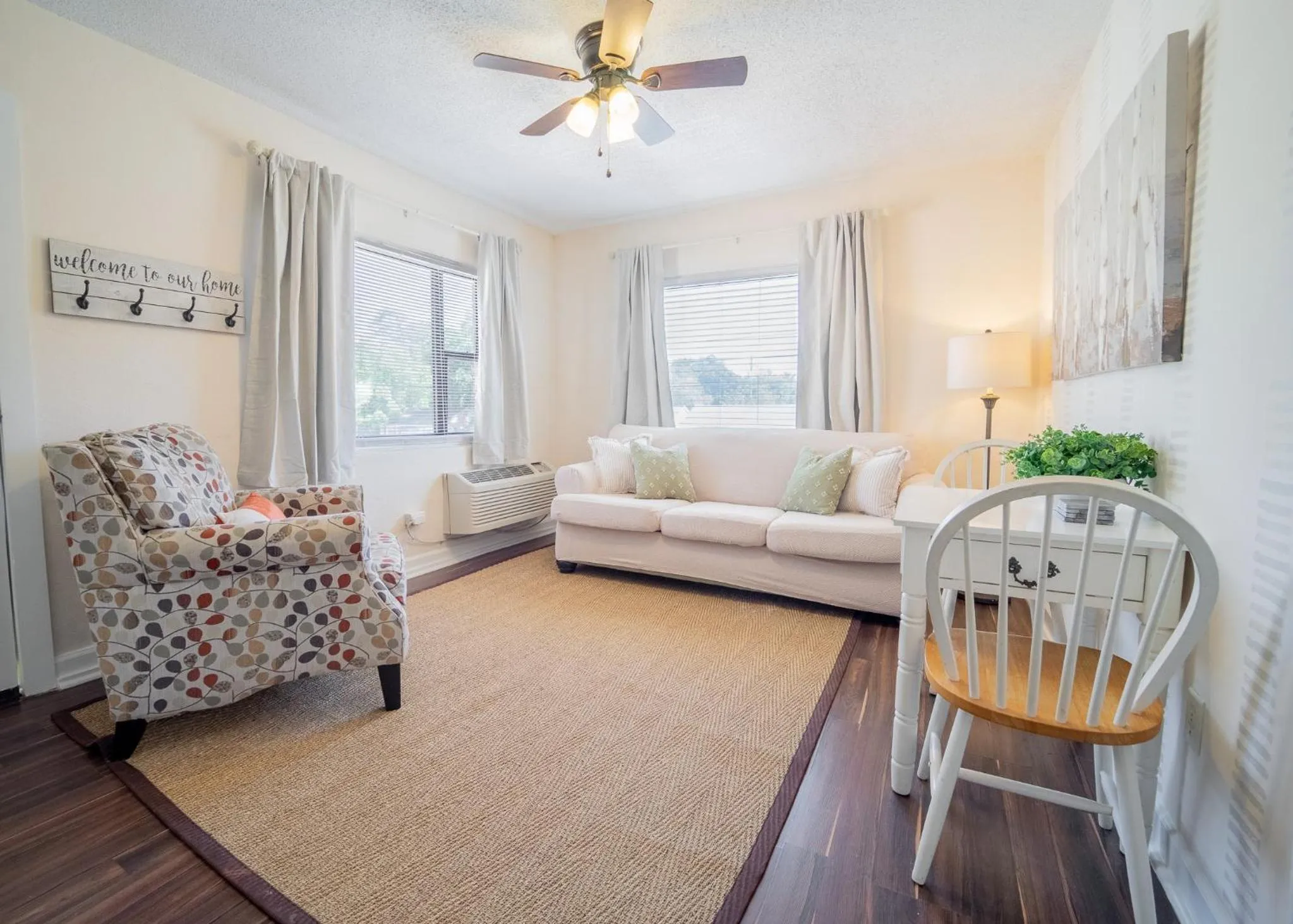 Living room in The Flats on Florida St - Super Comfy 2-Bedroom Apartments