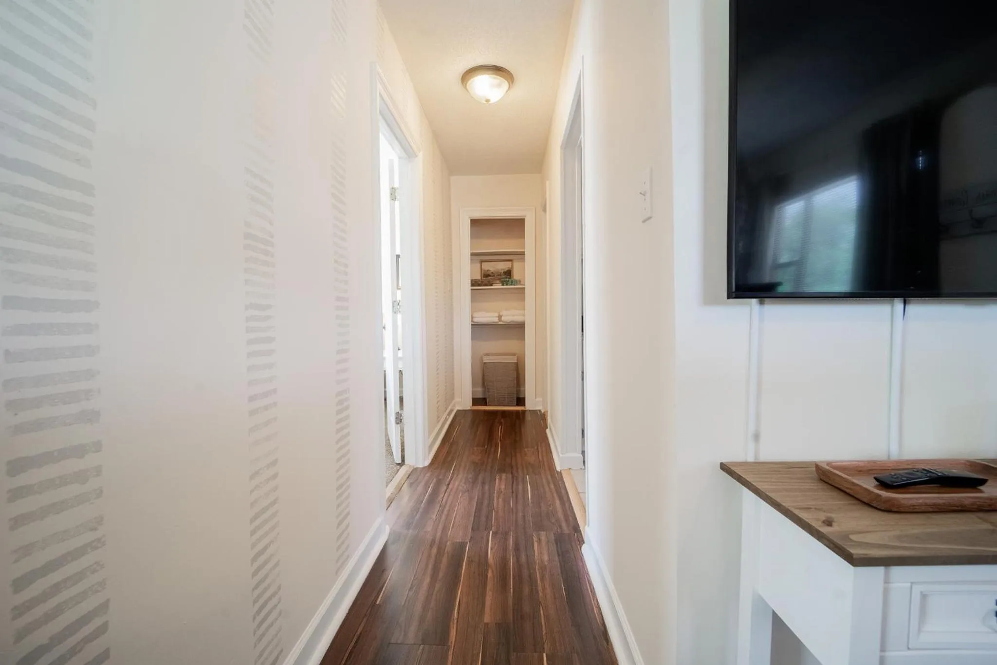 TV and multimedia in The Flats on Florida St - Super Comfy 2-Bedroom Apartments