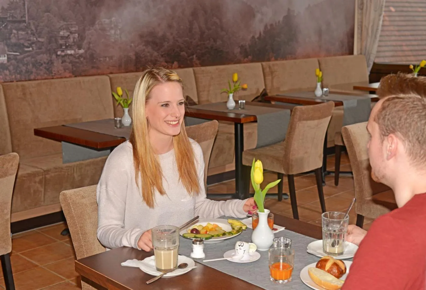 Buffet breakfast in Hotel Die Kleine Blume