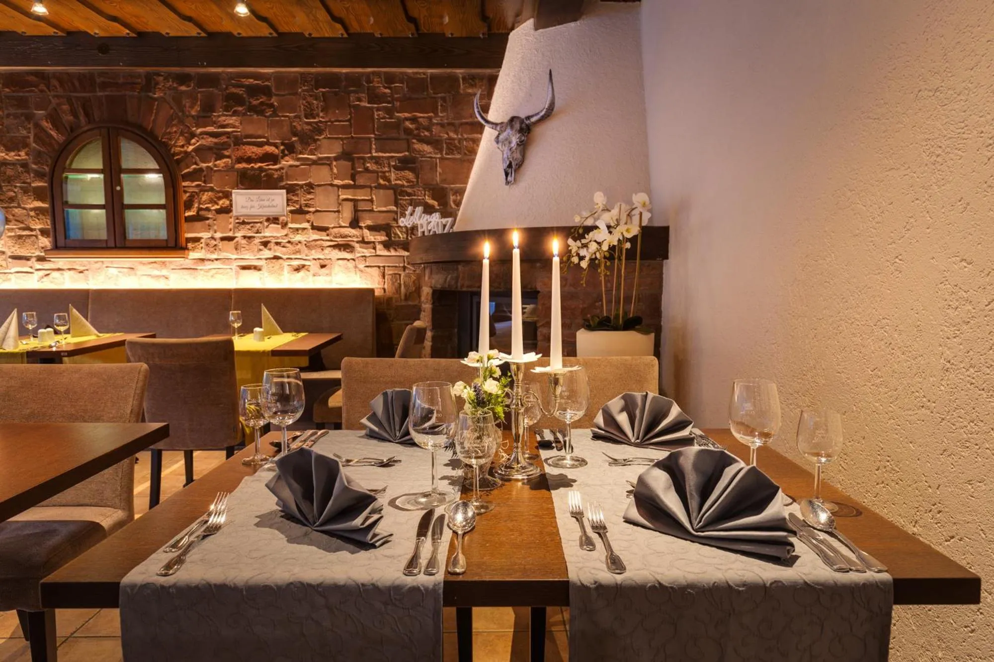 Decorative detail in Hotel Die Kleine Blume