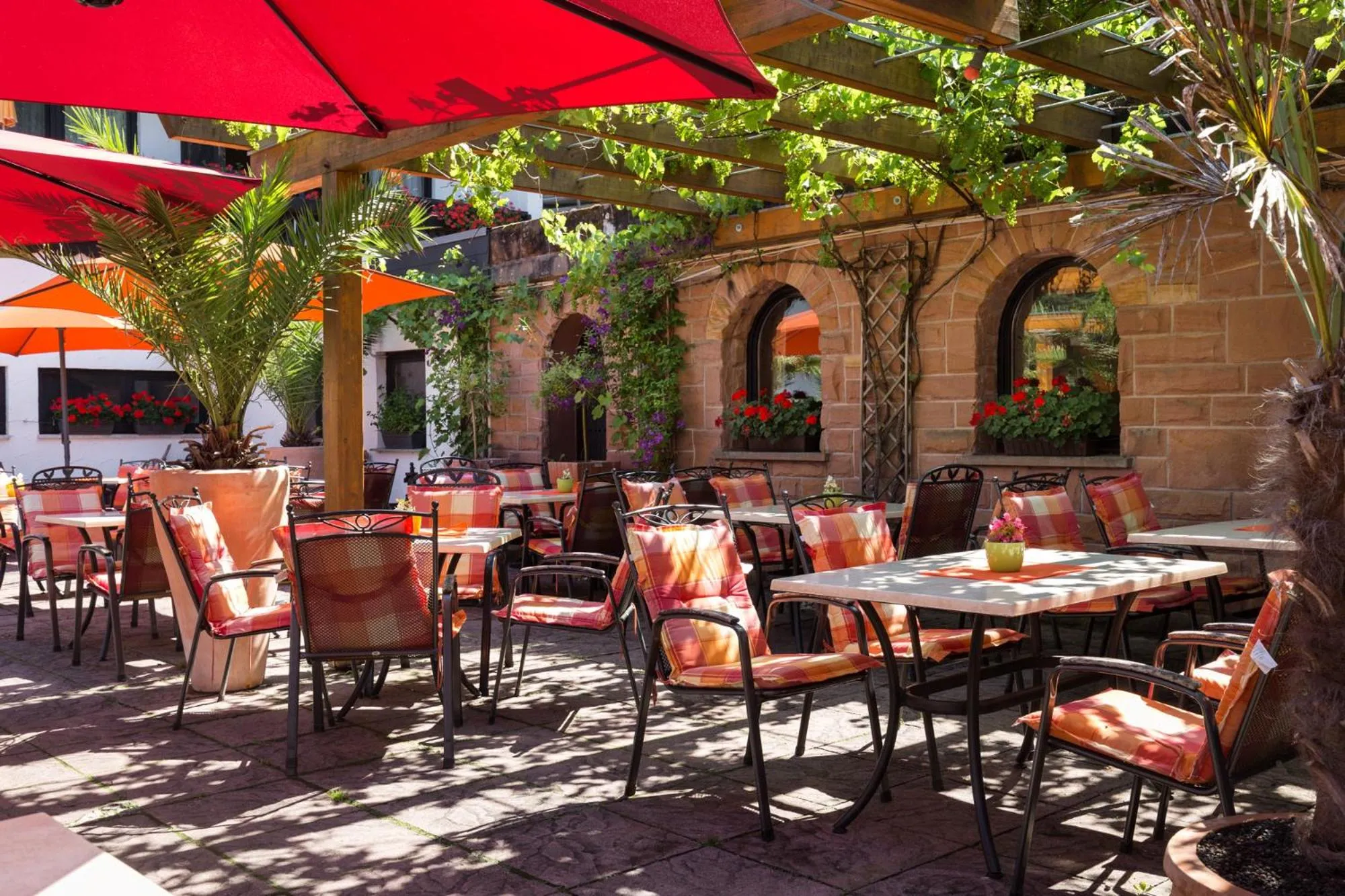 Garden in Hotel Die Kleine Blume