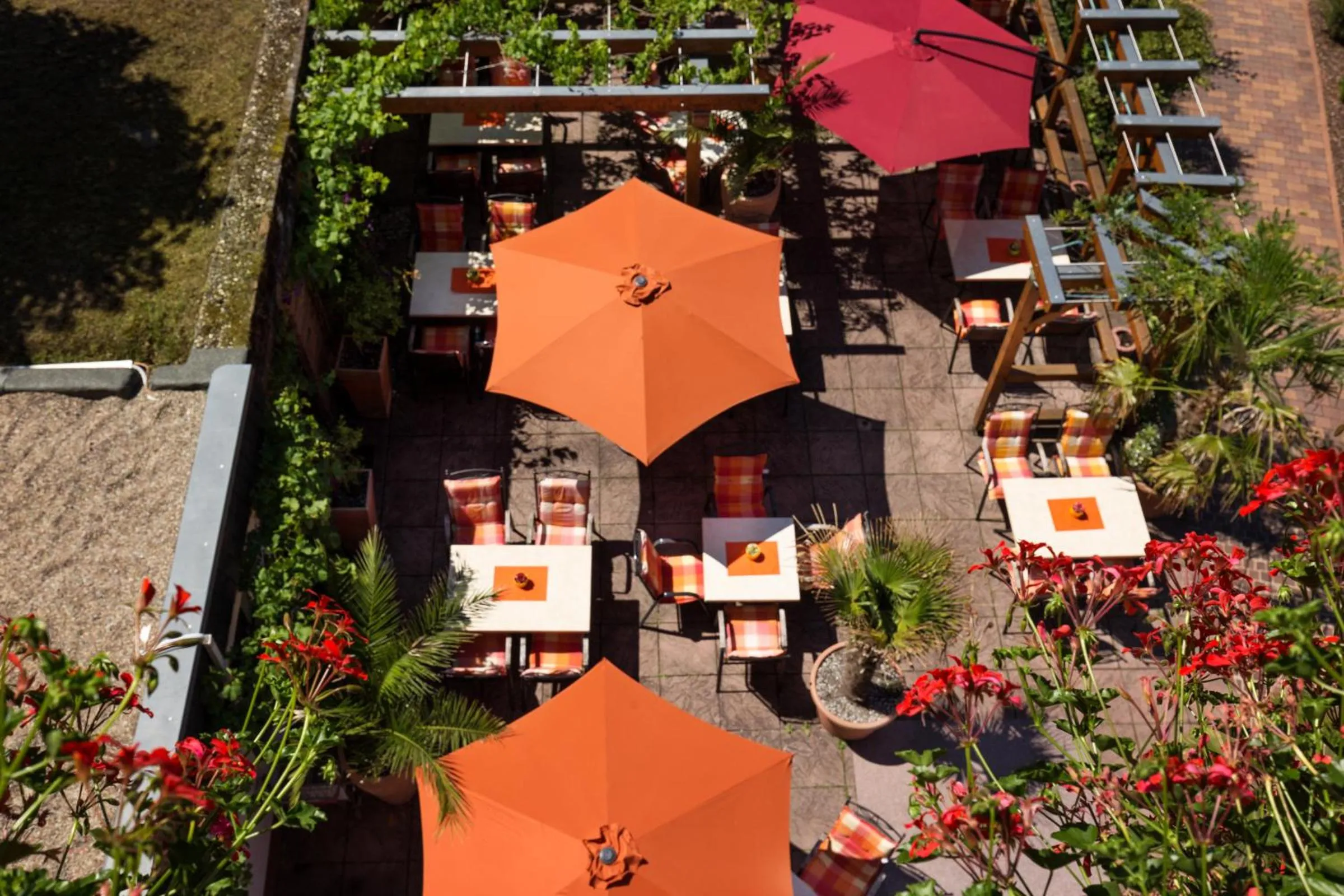 Bird's eye view in Hotel Die Kleine Blume