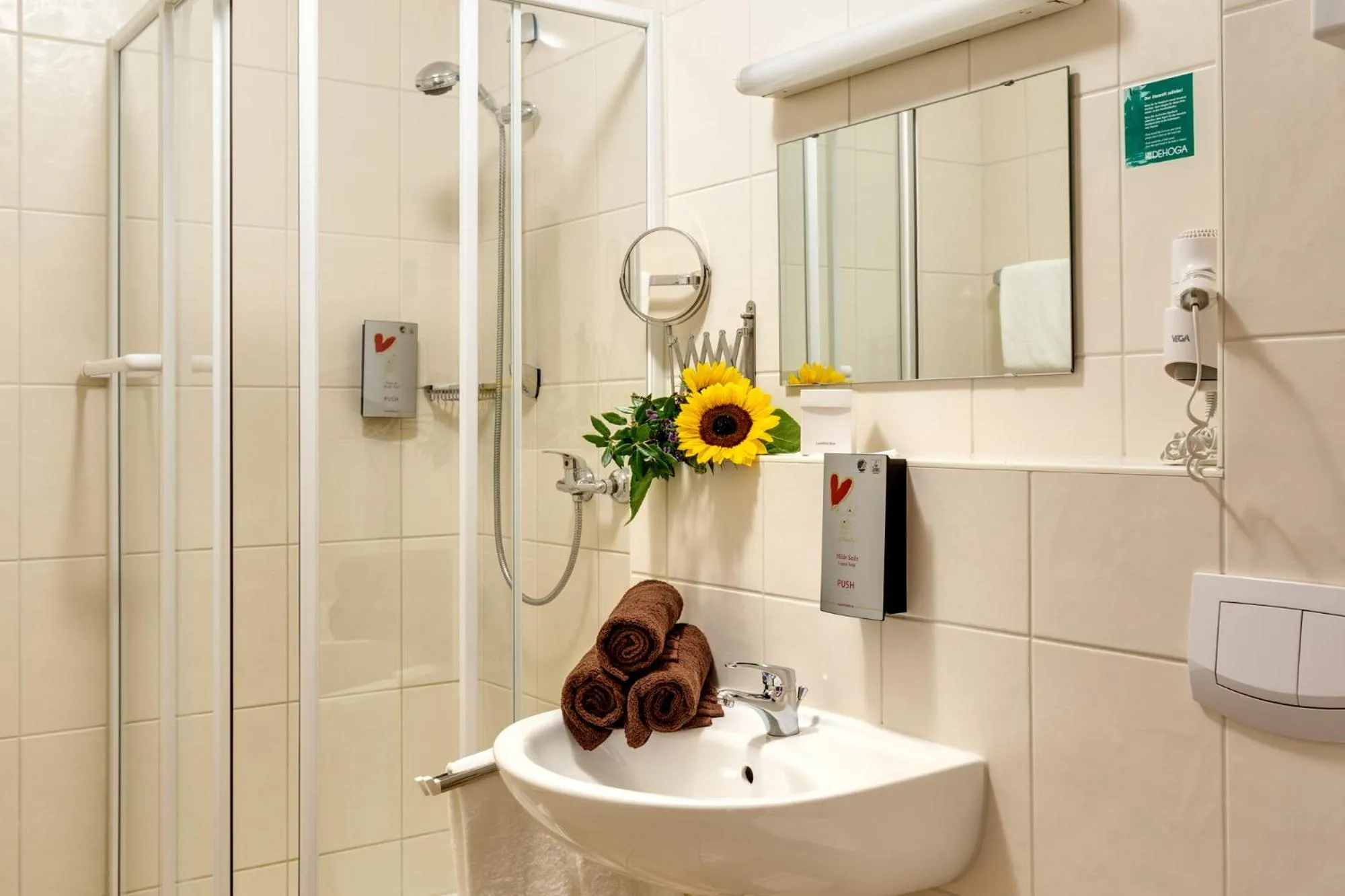 Bathroom in Hotel Die Kleine Blume