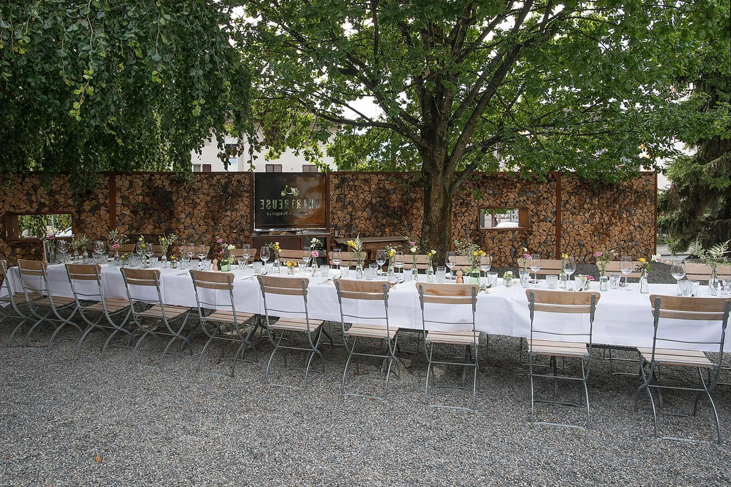 Garden in Italian Lifestyle Hotel & Osteria Chartreuse
