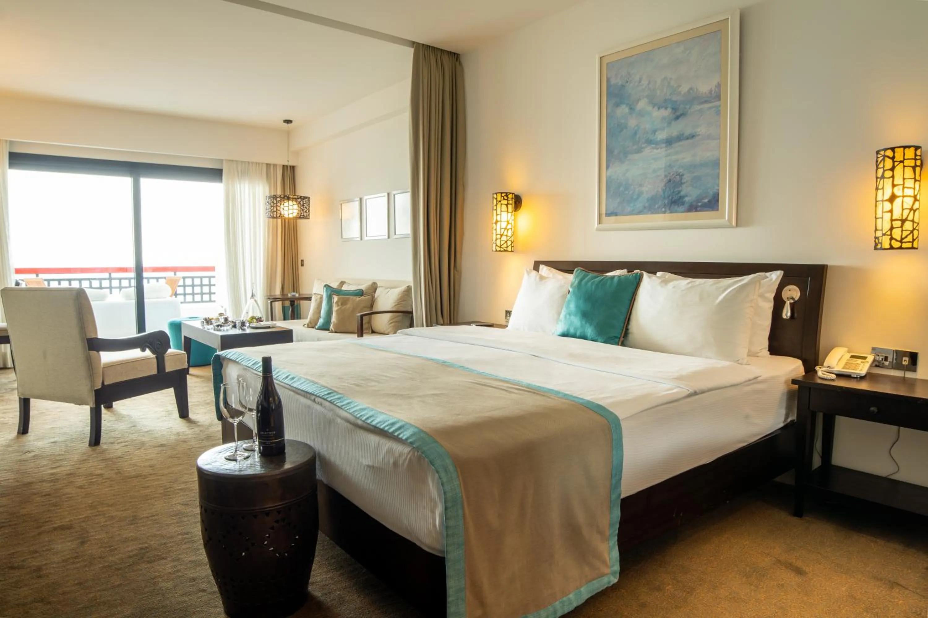 Bed in Arkin Palm Beach Hotel