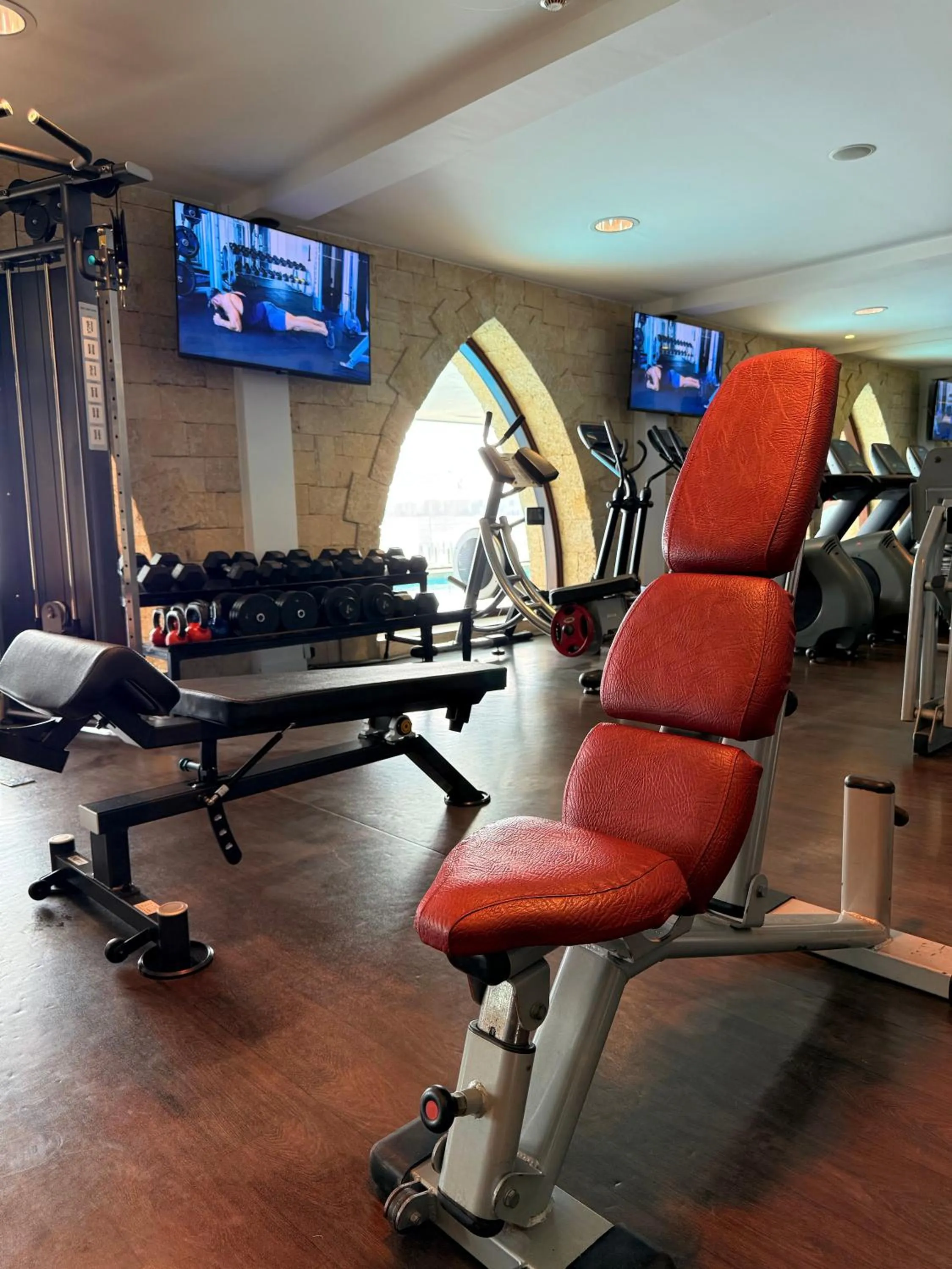 Fitness centre/facilities in Arkin Palm Beach Hotel