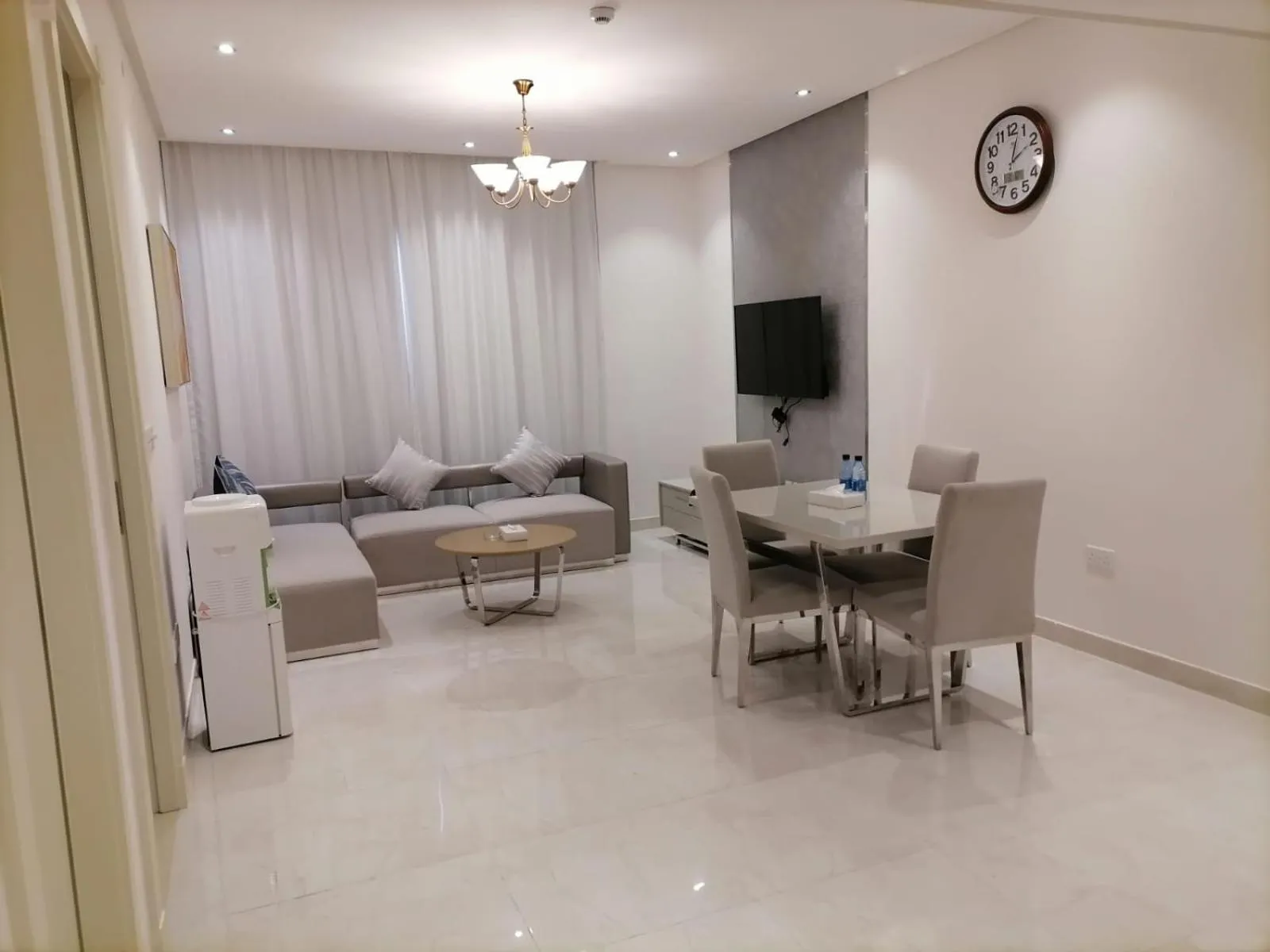 Living room in The Lodge Suites