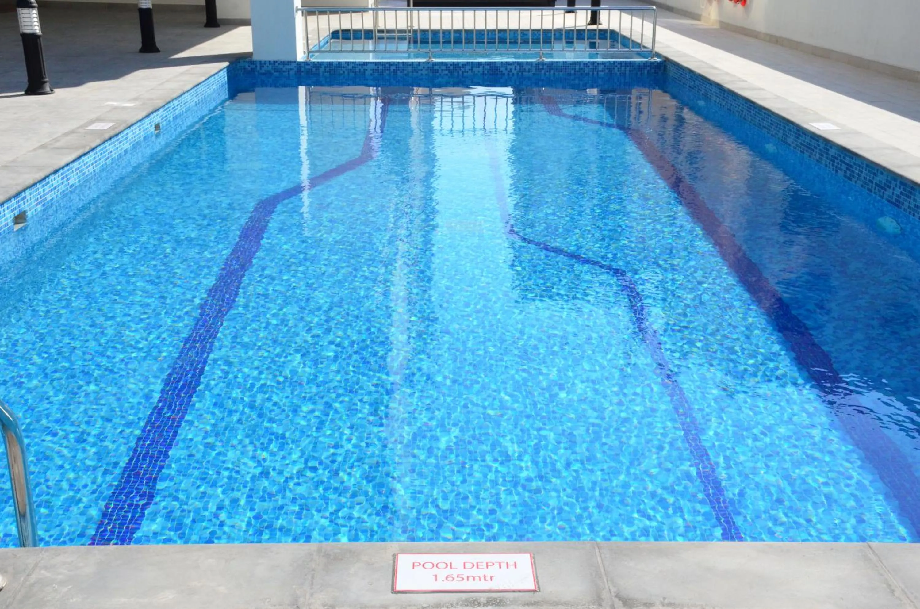 Swimming pool in The Lodge Suites
