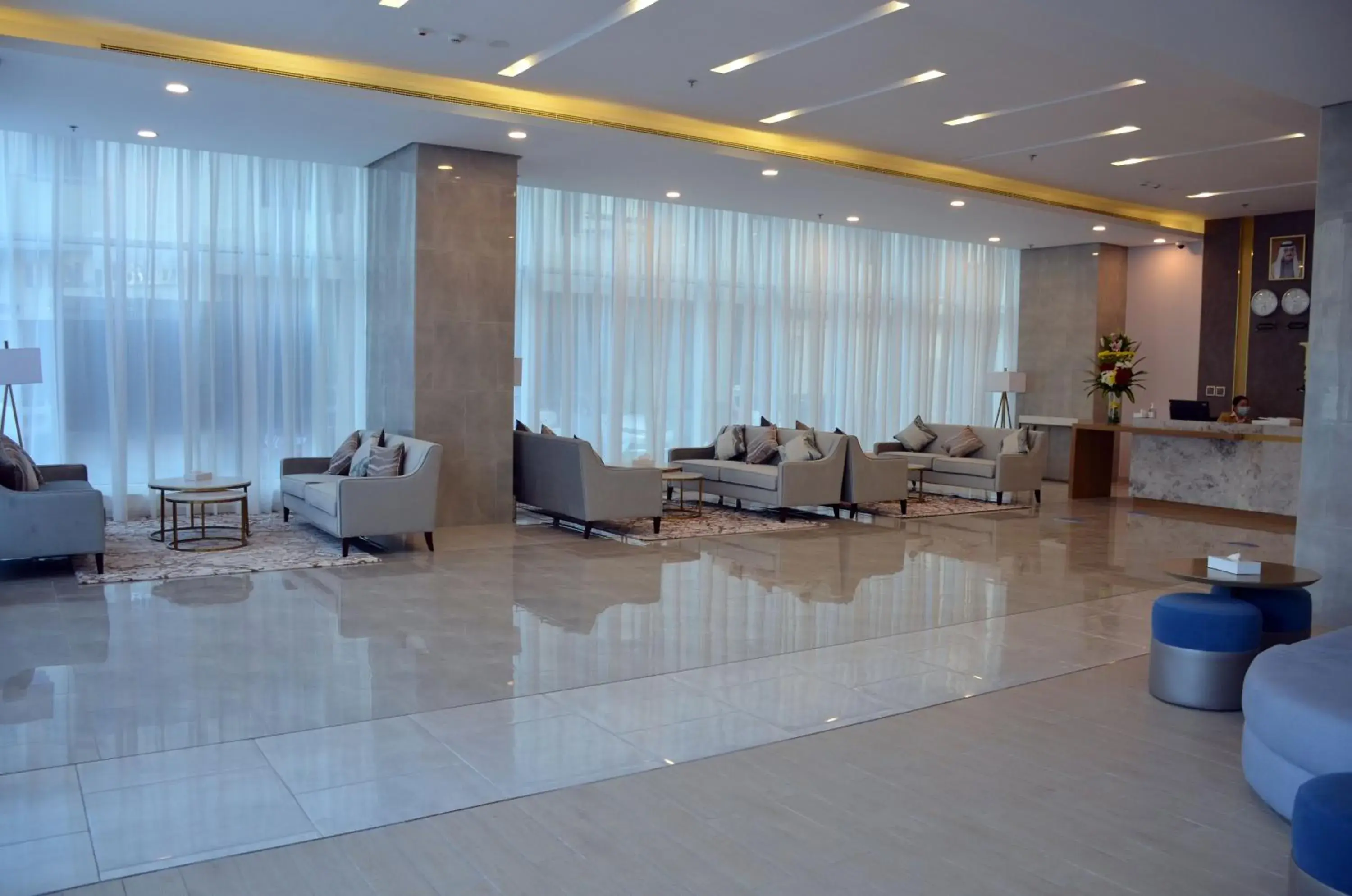 Lobby or reception in The Lodge Suites Lobby or reception in The Lodge Suites