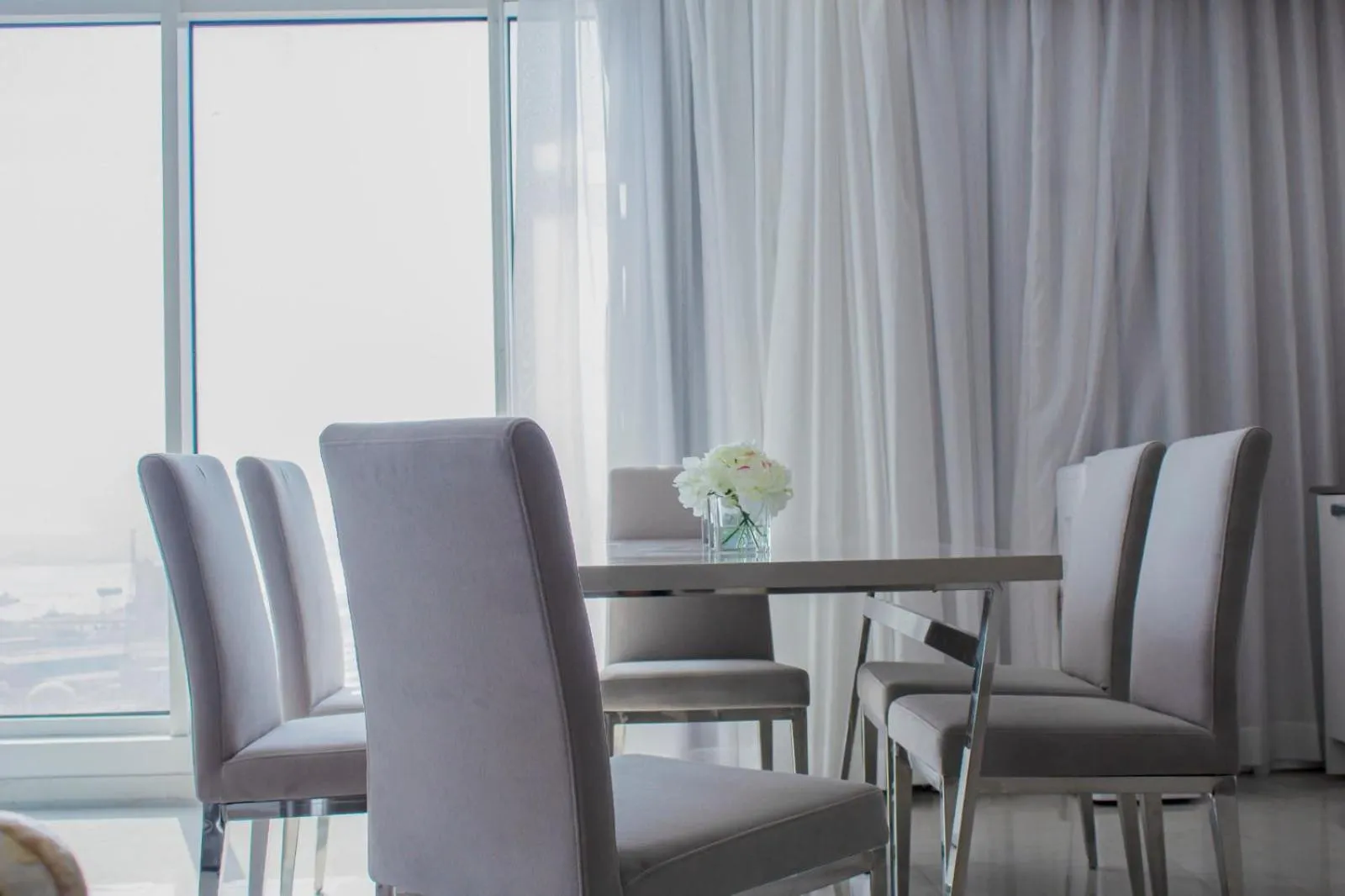 Dining area in The Lodge Suites
