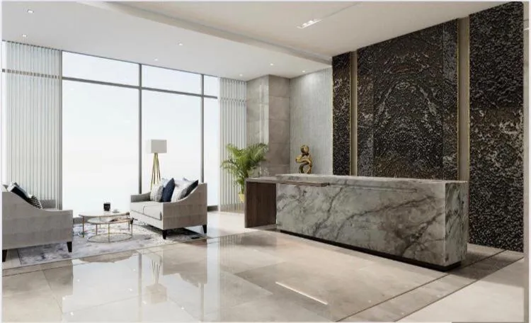 Lobby or reception in The Lodge Suites