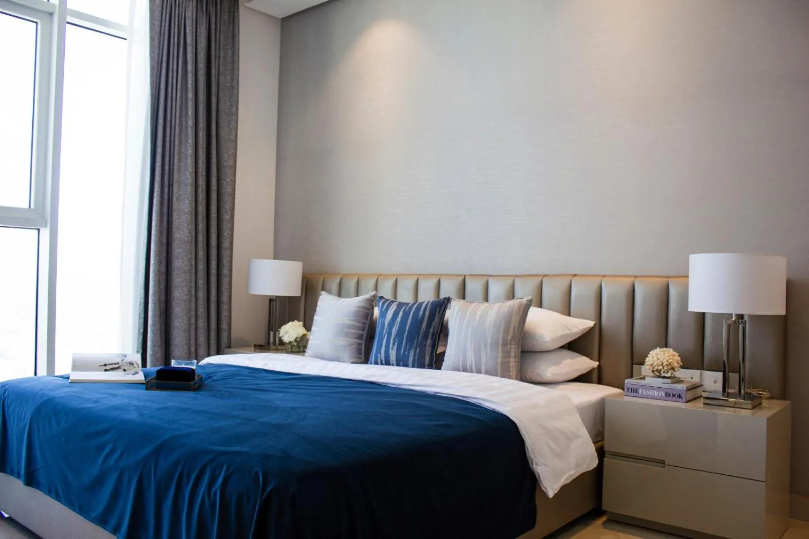 Bed in The Lodge Suites