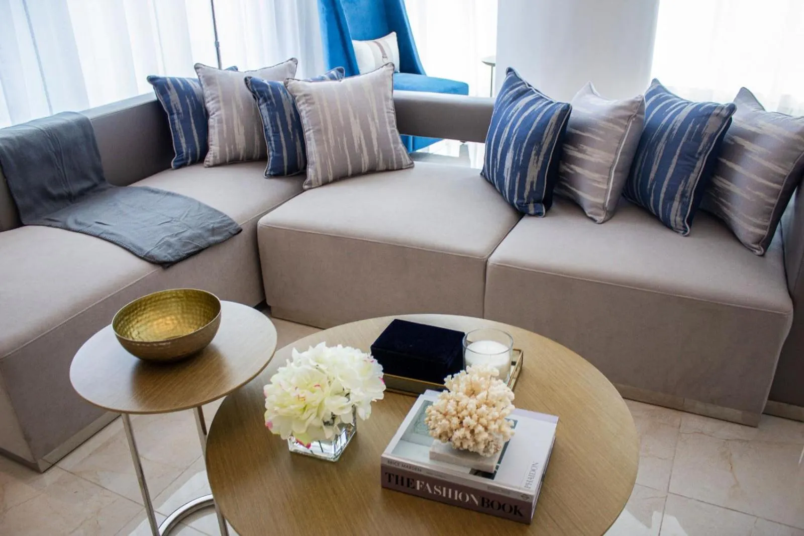 Living room in The Lodge Suites