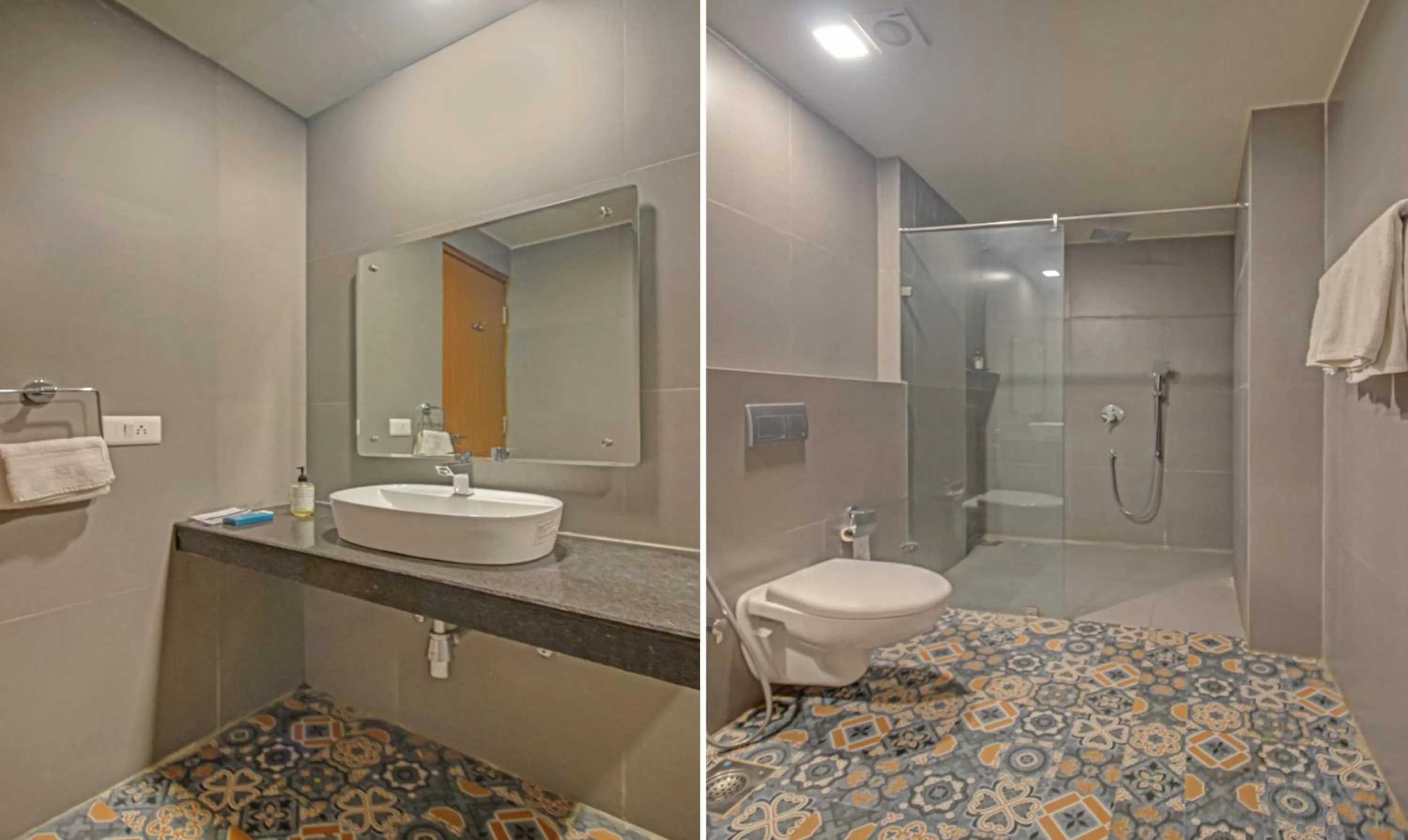 Bathroom in Itsy Hotels Tao Residency, 2 Minutes Walk From Baga Beach