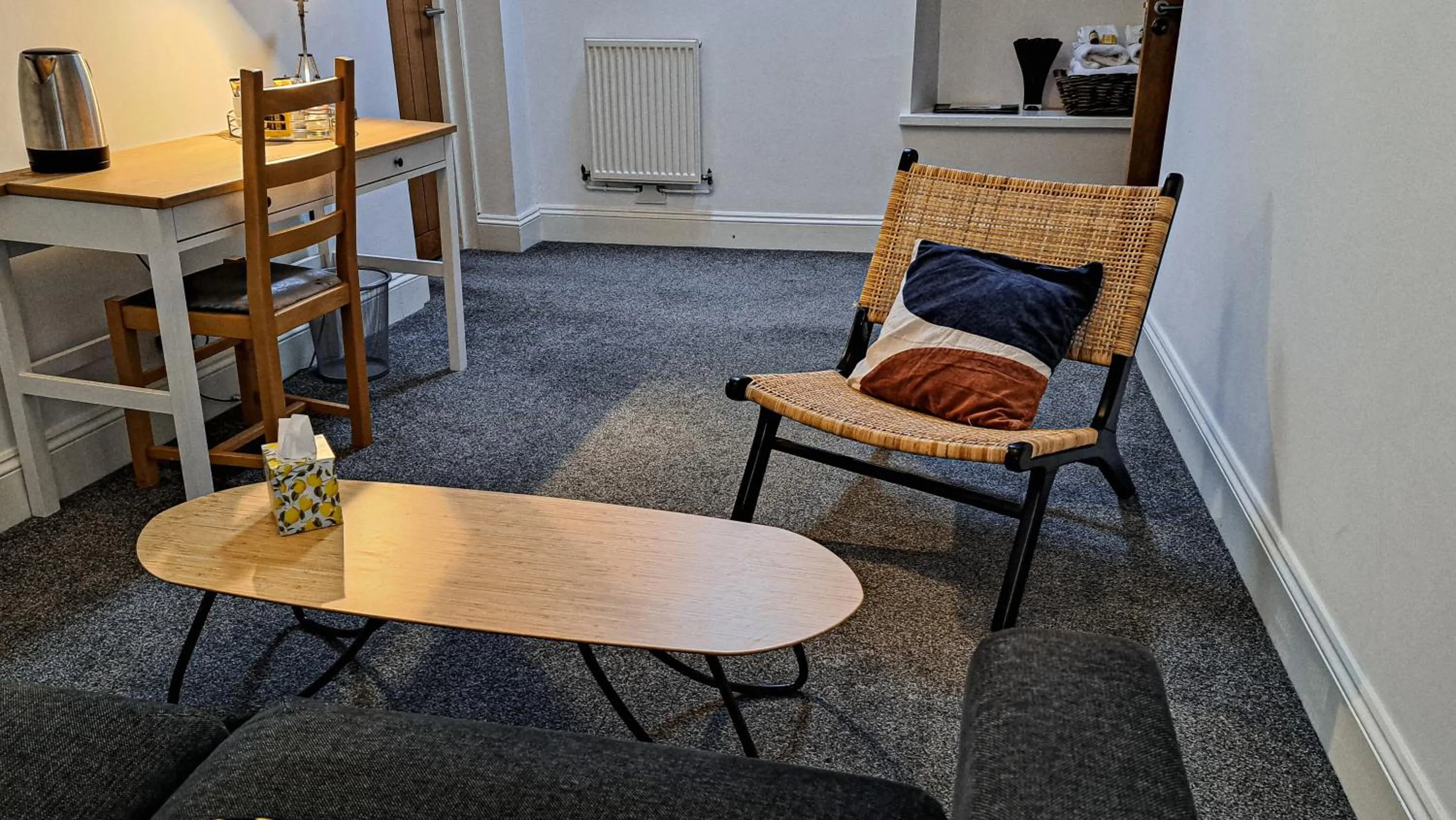 Seating area in The Old Vicarage
