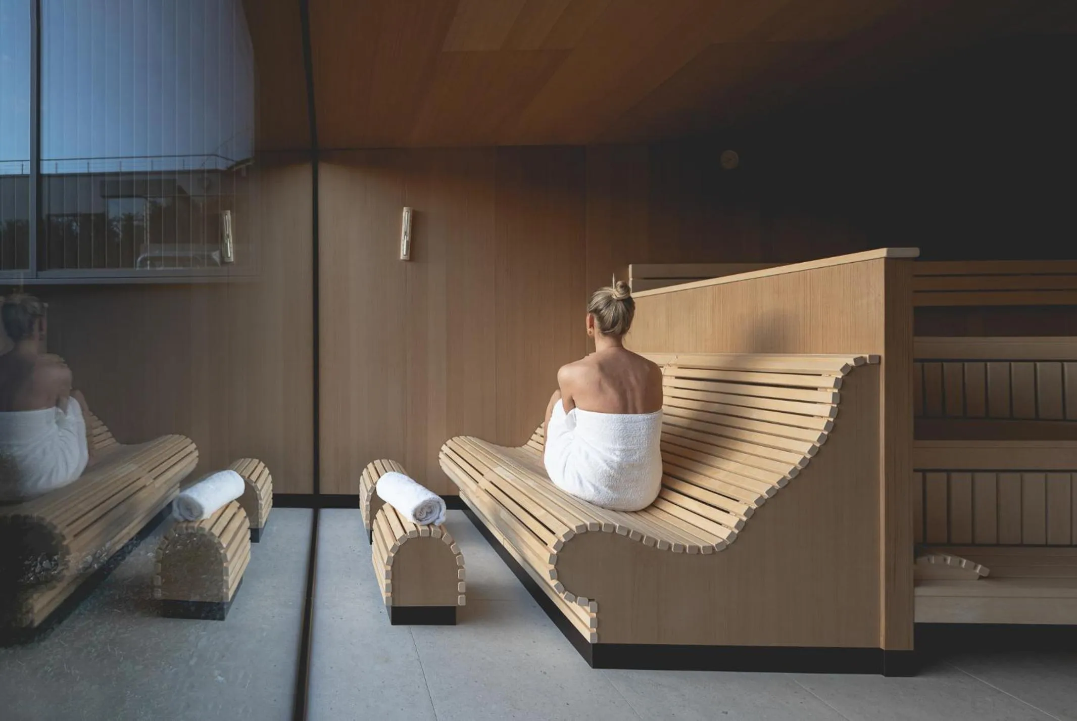 Sauna in Hotel VierJahreszeiten am Seilersee