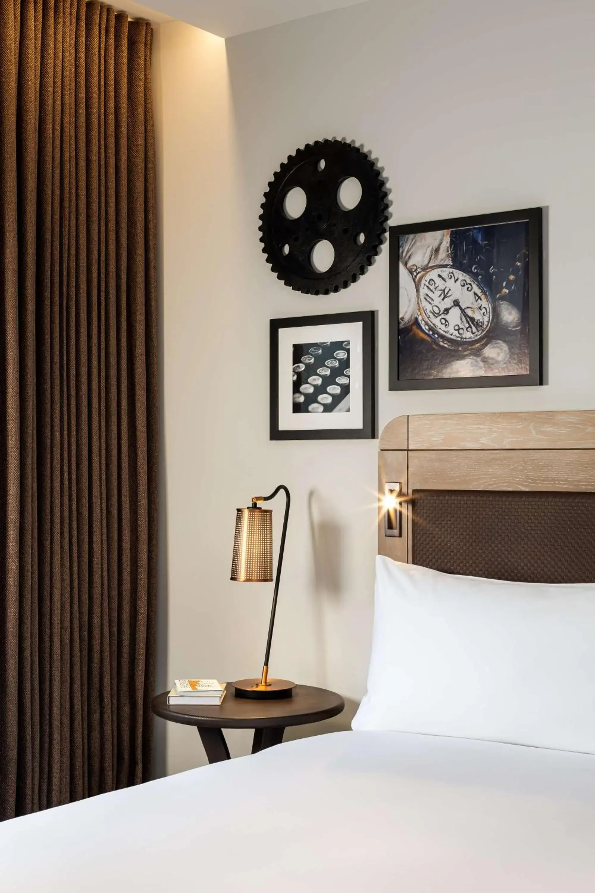Bed in The Gantry London, Curio Collection By Hilton Bed in The Gantry London, Curio Collection By Hilton