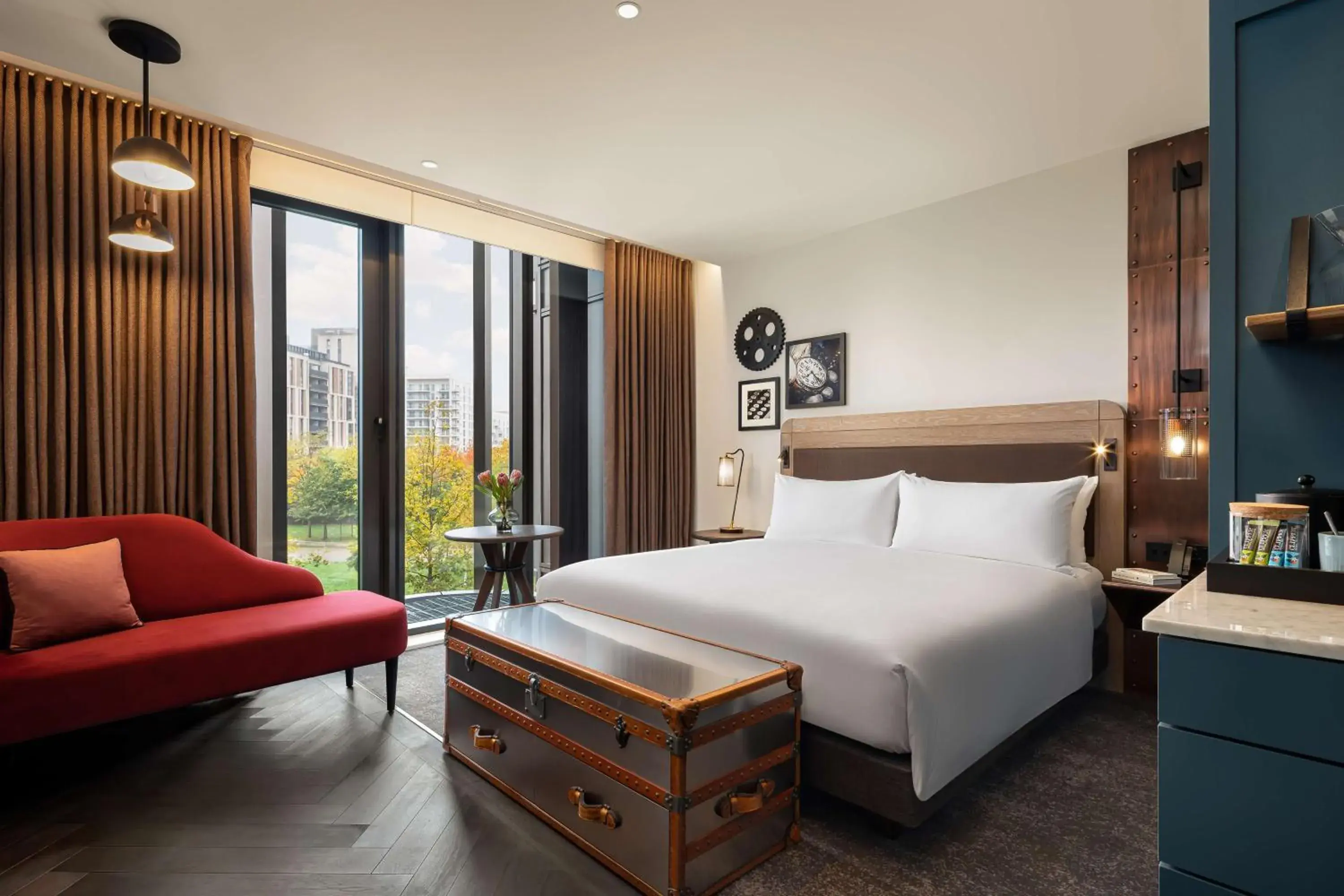 Bed in The Gantry London, Curio Collection By Hilton Bed in The Gantry London, Curio Collection By Hilton