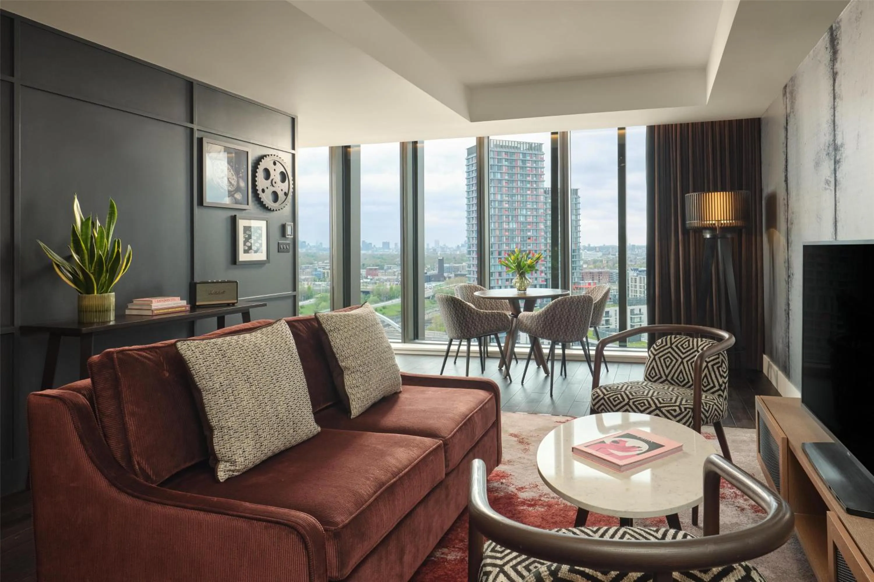 Living room in The Gantry London, Curio Collection By Hilton