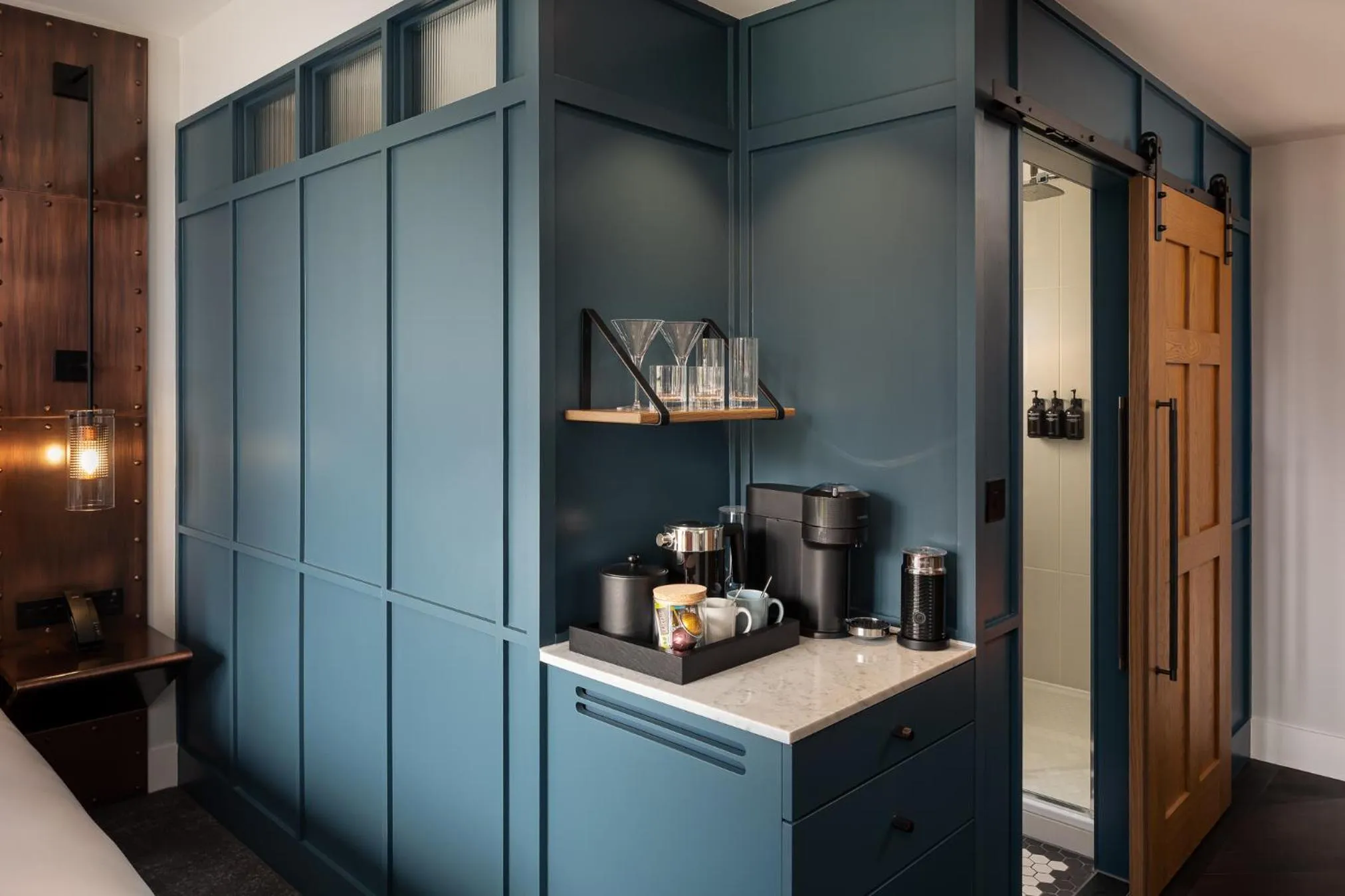 Coffee/tea facilities in The Gantry London, Curio Collection By Hilton