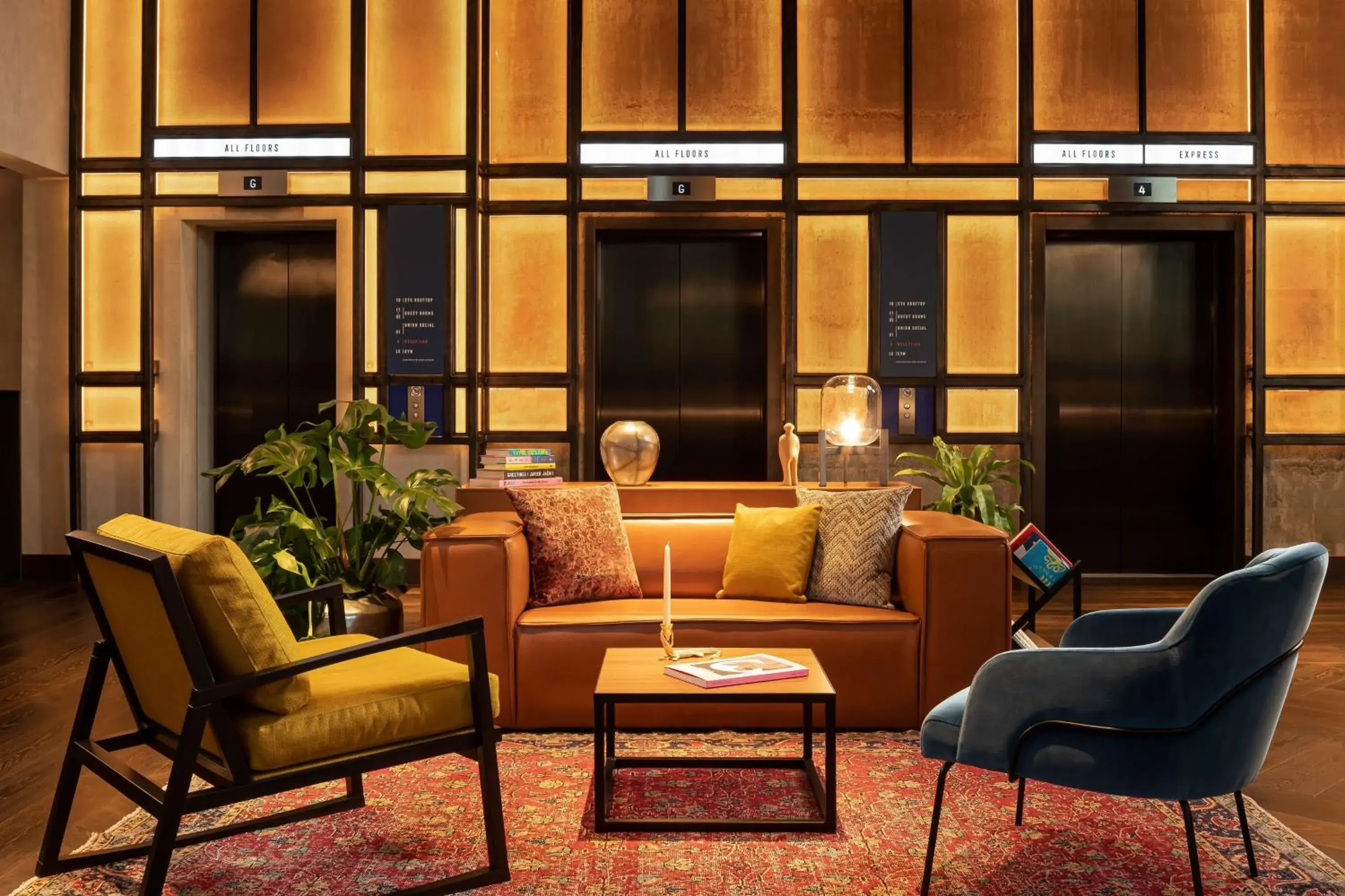 Lobby or reception in The Gantry London, Curio Collection By Hilton Lobby or reception in The Gantry London, Curio Collection By Hilton