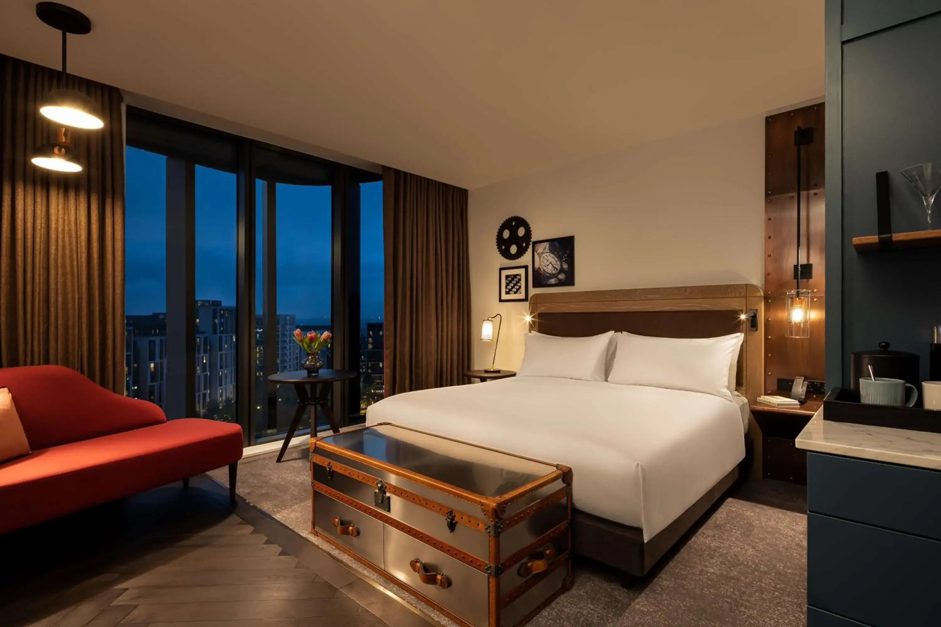 Bed in The Gantry London, Curio Collection By Hilton Bed in The Gantry London, Curio Collection By Hilton