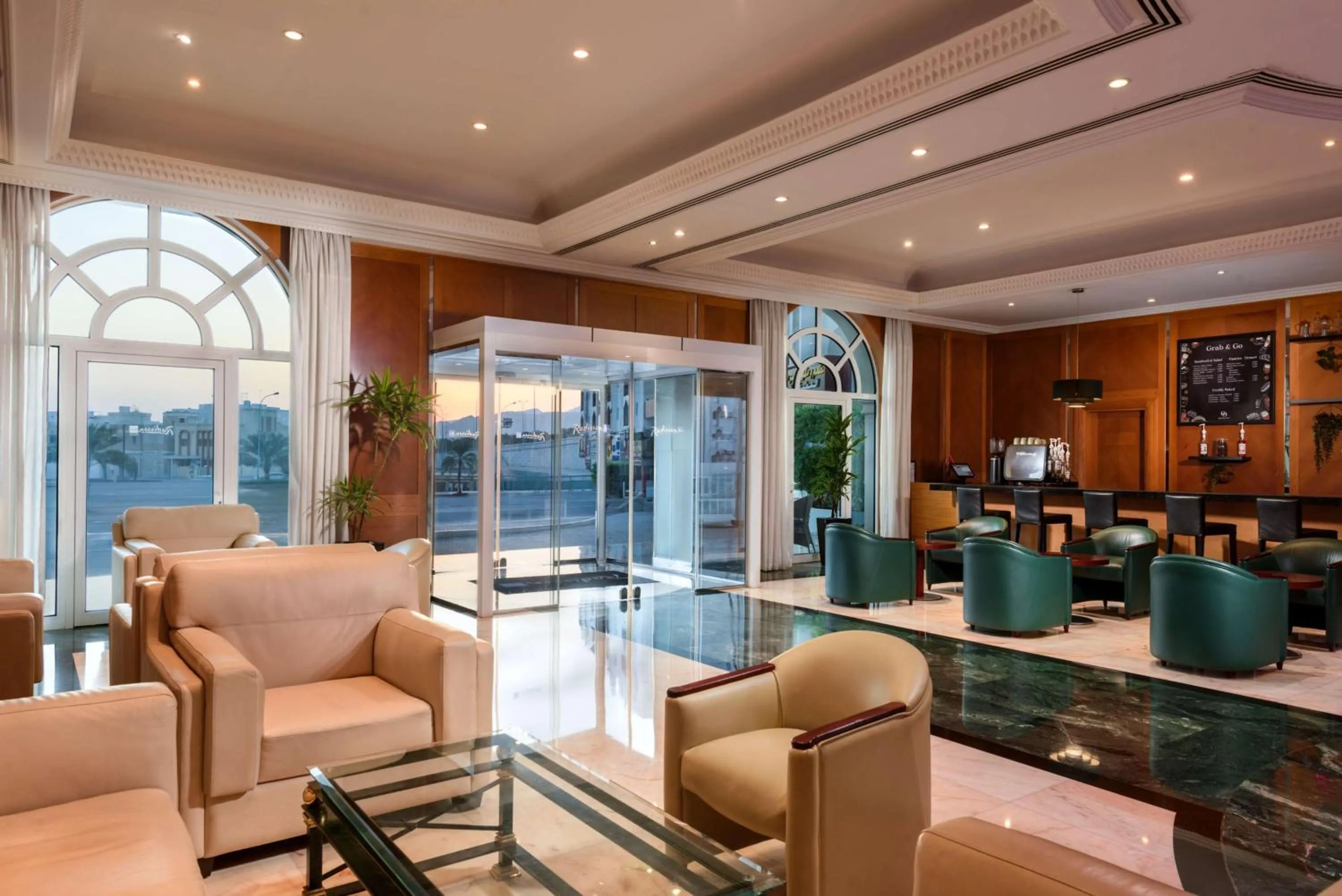 Lobby or reception in Radisson Blu Hotel, Muscat