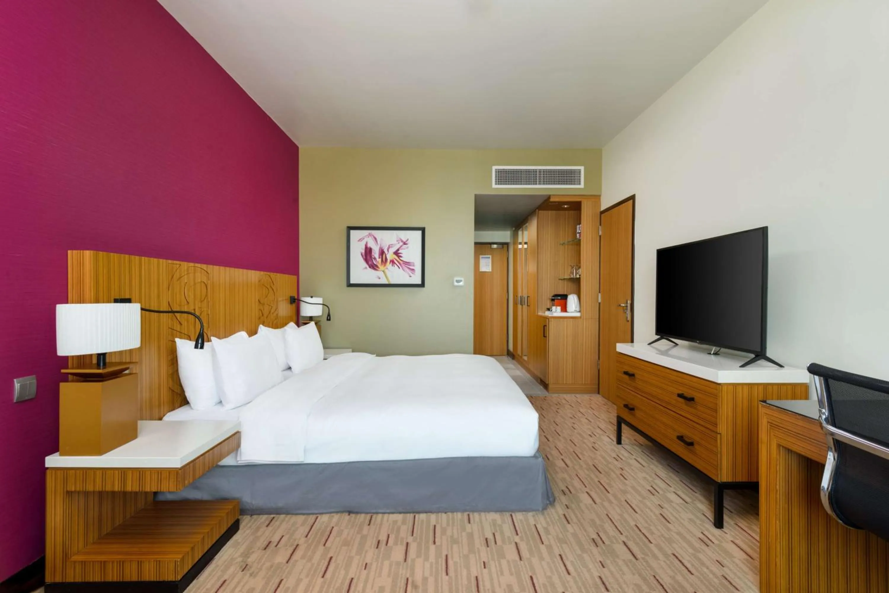 Bed in Radisson Blu Hotel, Muscat