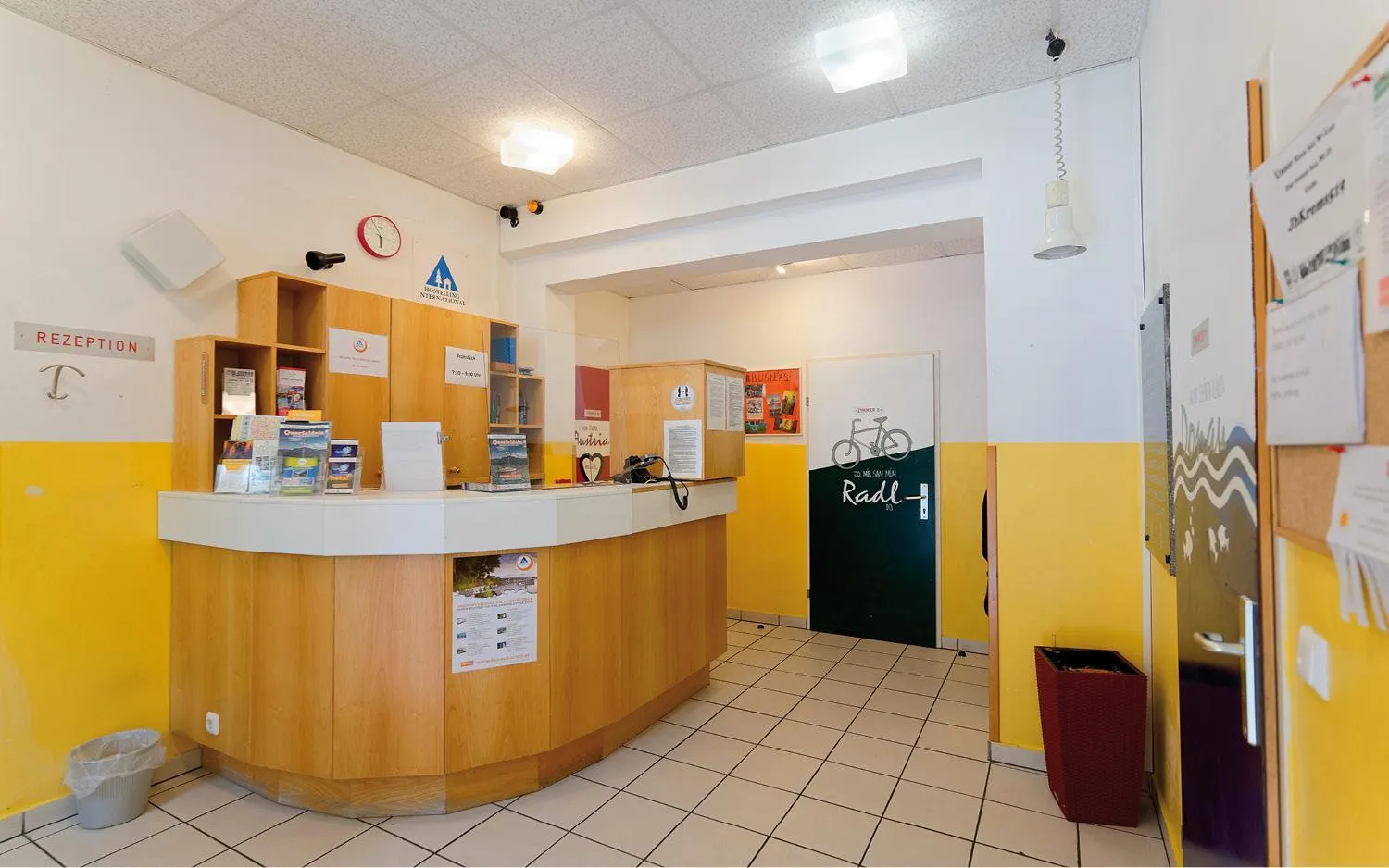 Lobby or reception in Radfahrerherberge Krems