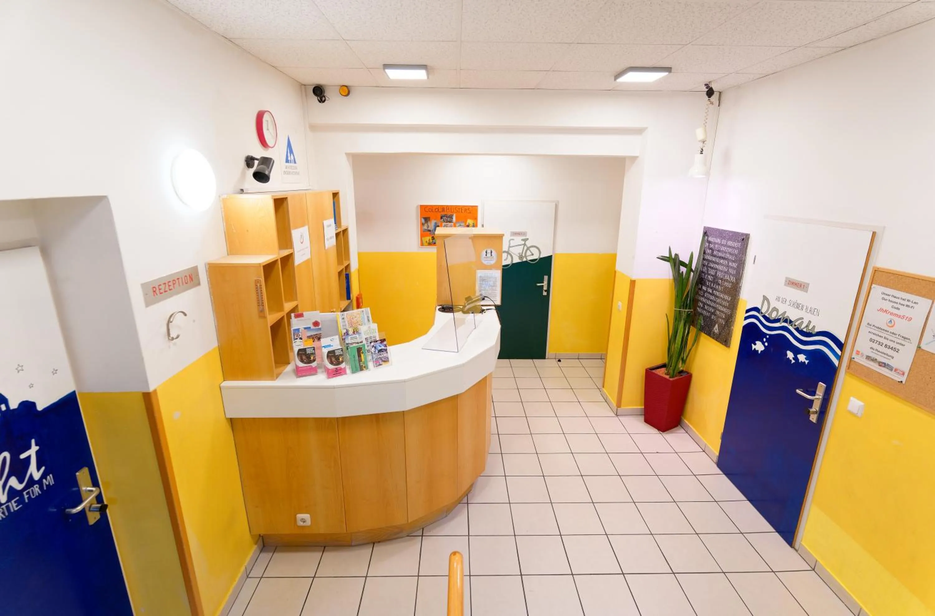Lobby or reception in Radfahrerherberge Krems