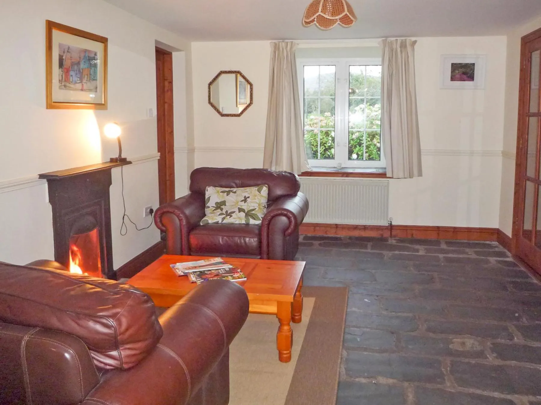 Living room in Stone Cottage Kenmare by Trident Holiday Homes