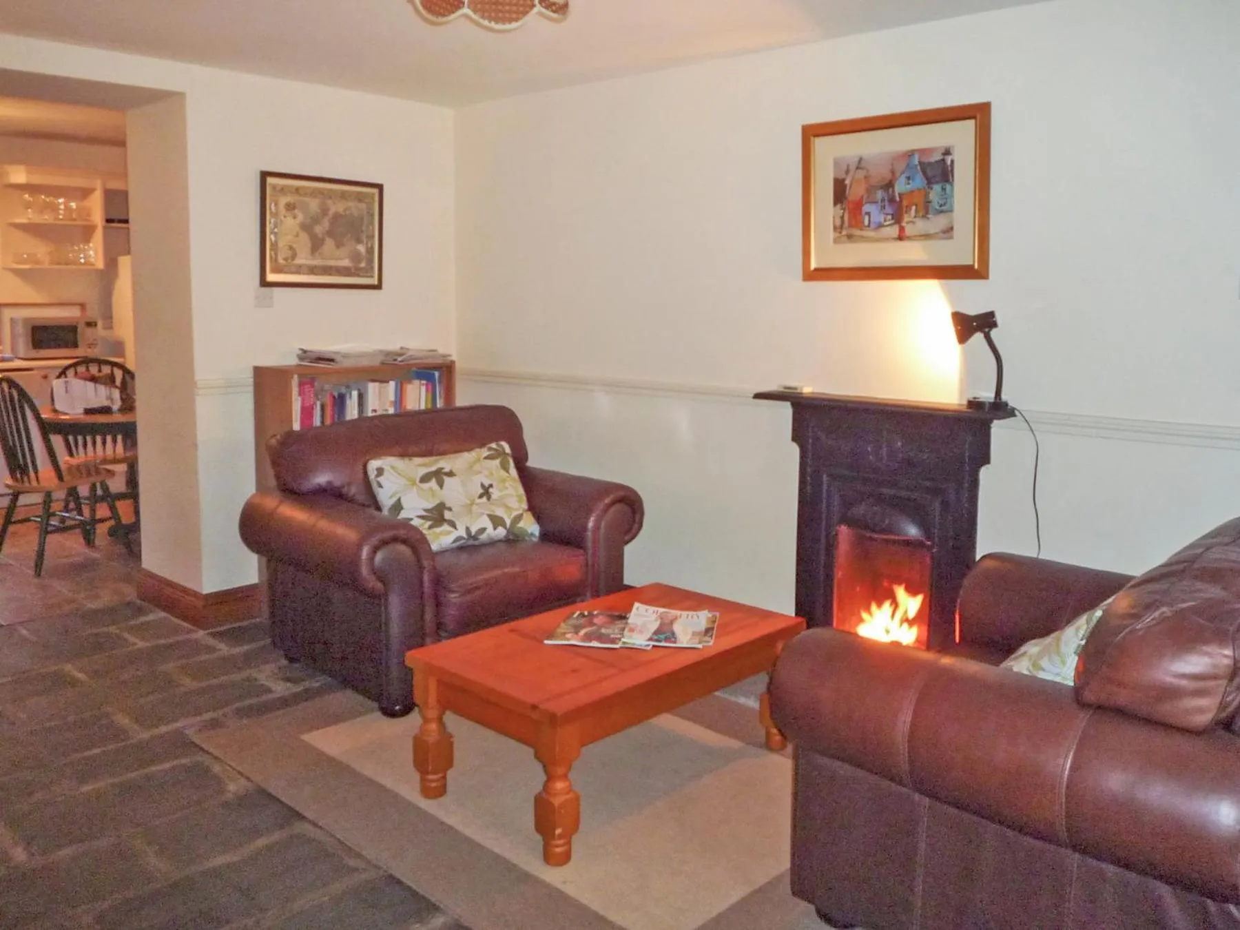 Living room in Stone Cottage Kenmare by Trident Holiday Homes