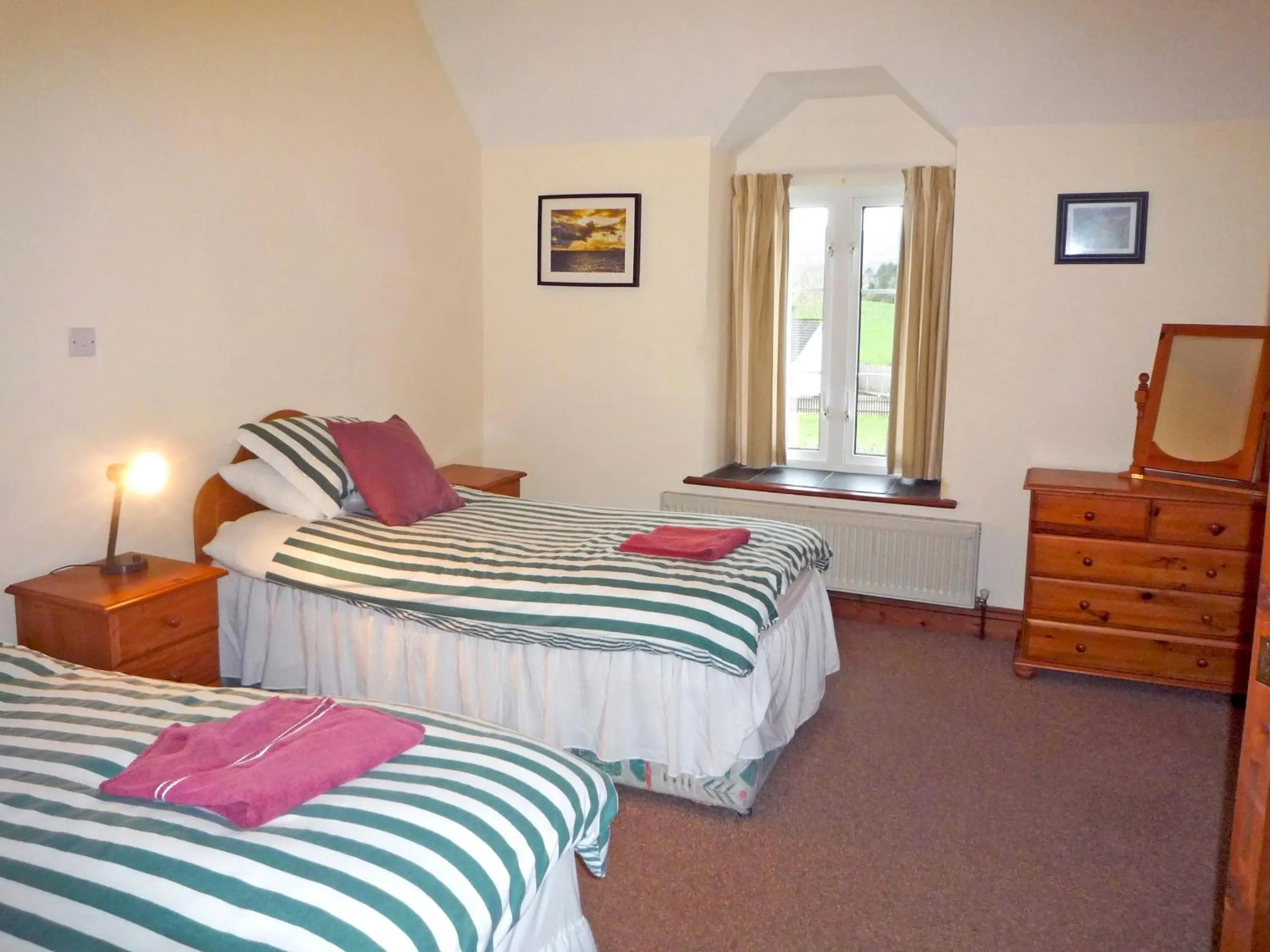 Bedroom, Bed in Stone Cottage Kenmare by Trident Holiday Homes