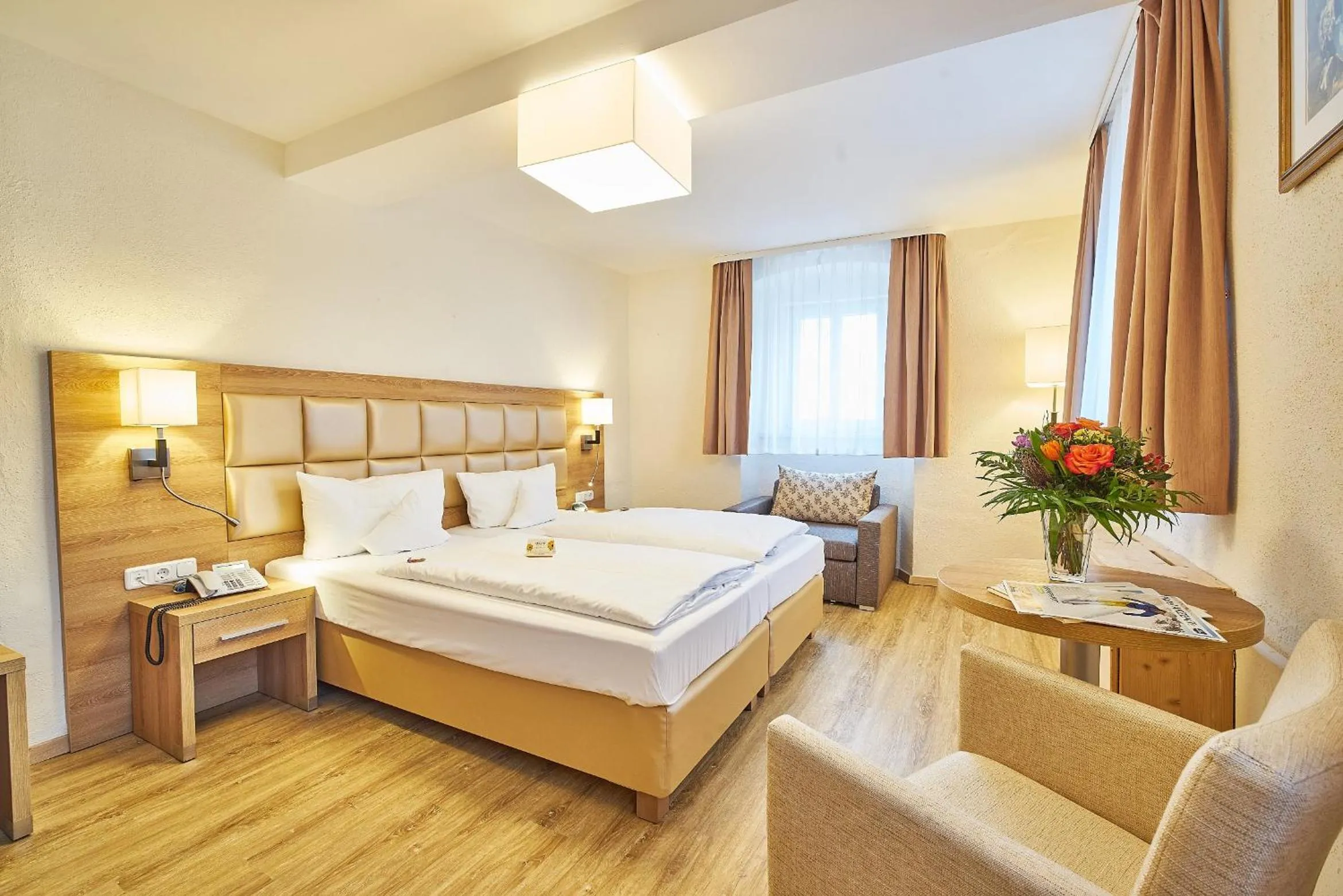 Bed in Akzent Hotel Goldner Stern