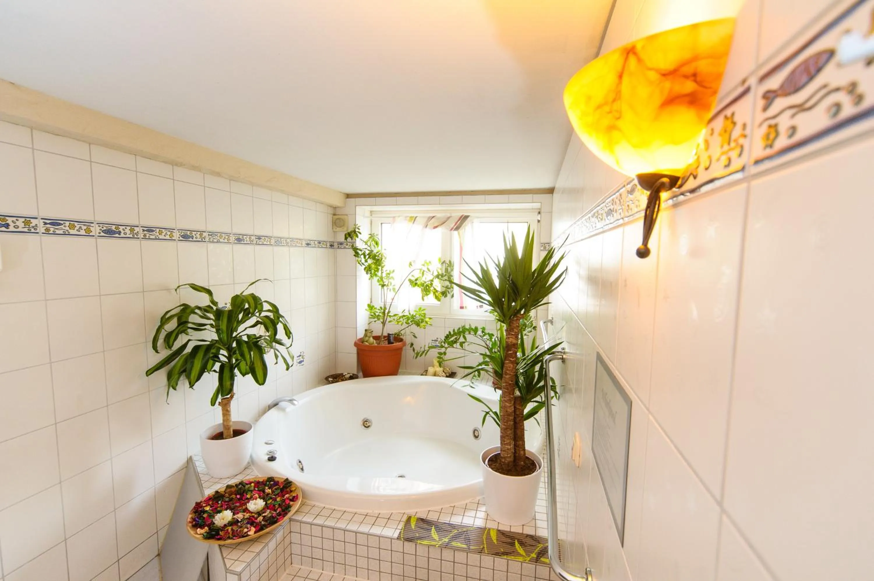 Hot Tub in Akzent Hotel Goldner Stern