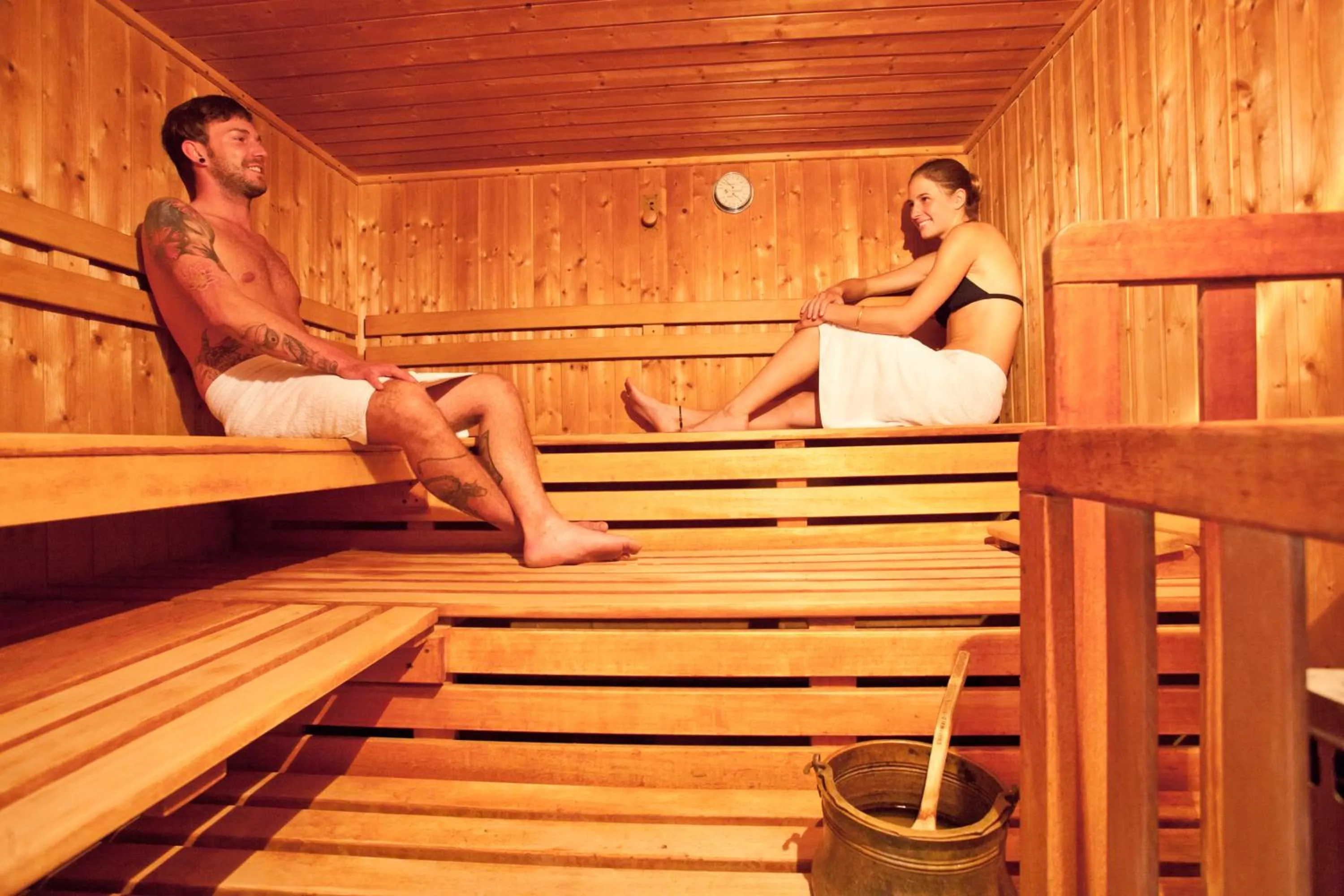 Sauna in Akzent Hotel Goldner Stern