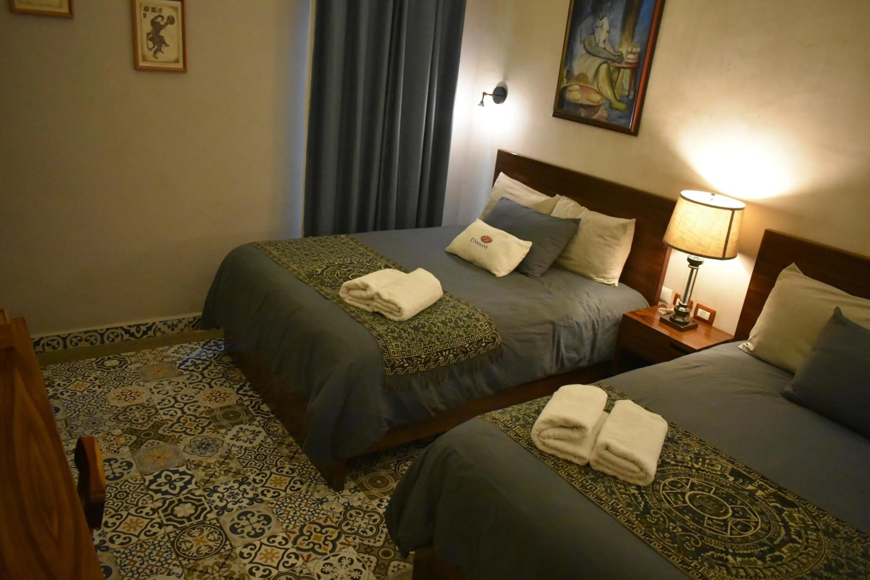 Bed in VILLA UNAHANA