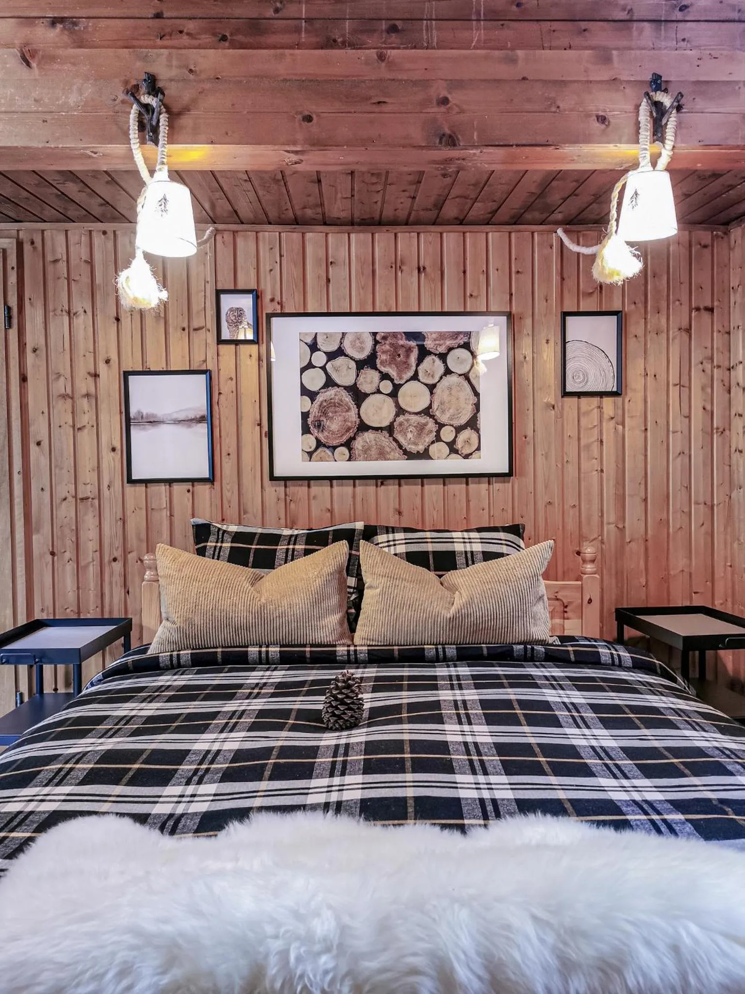 Bed in Relais des Mélèzes