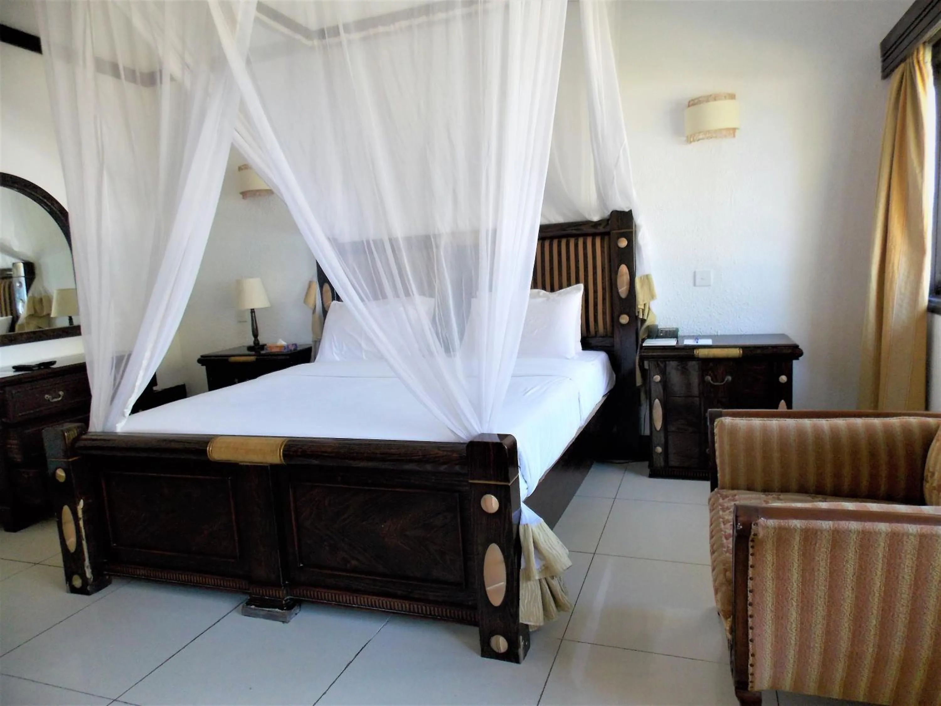 Bed in Cocoa Luxury Resort, Nyali, Mombasa