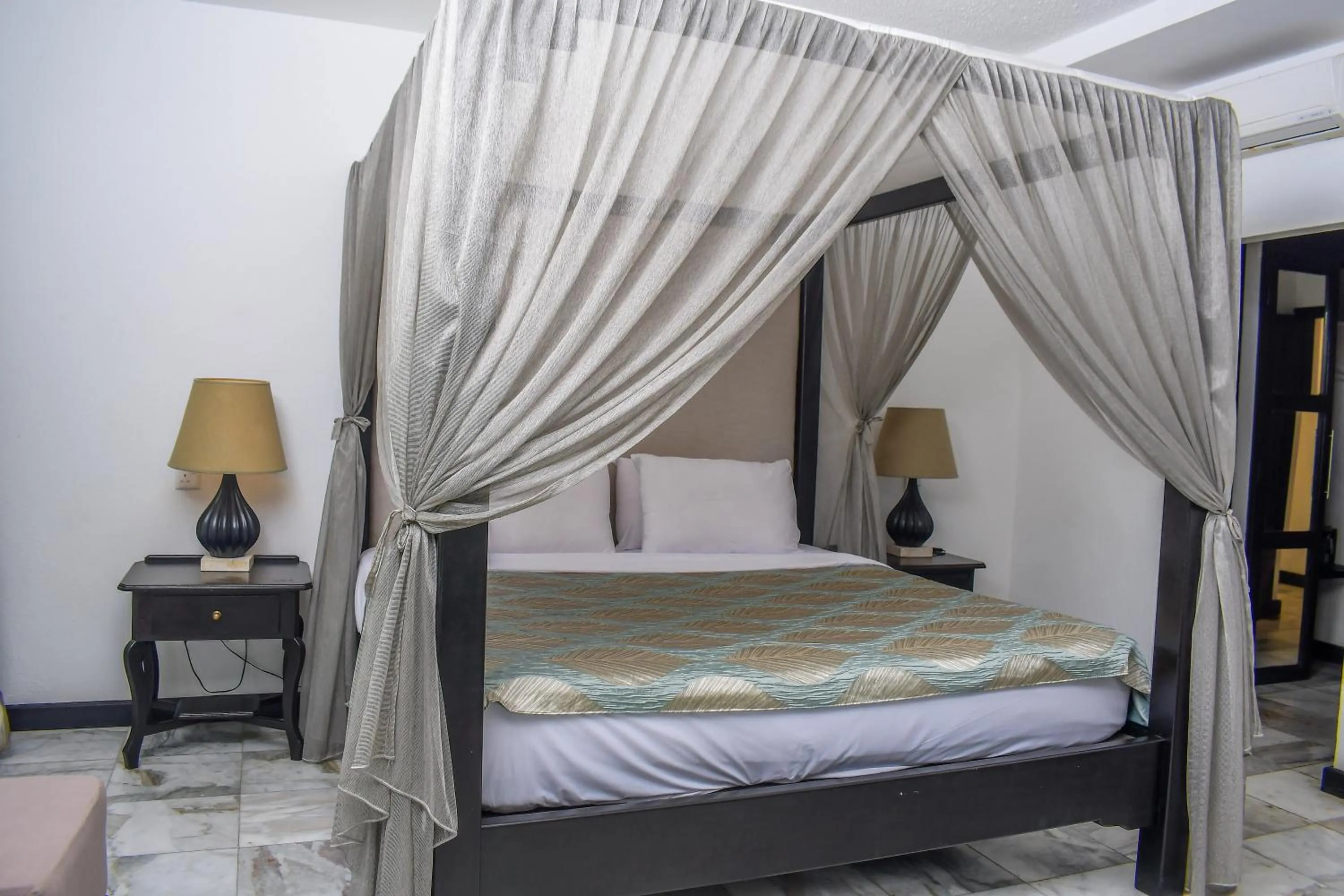 Bed in Cocoa Luxury Resort, Nyali, Mombasa