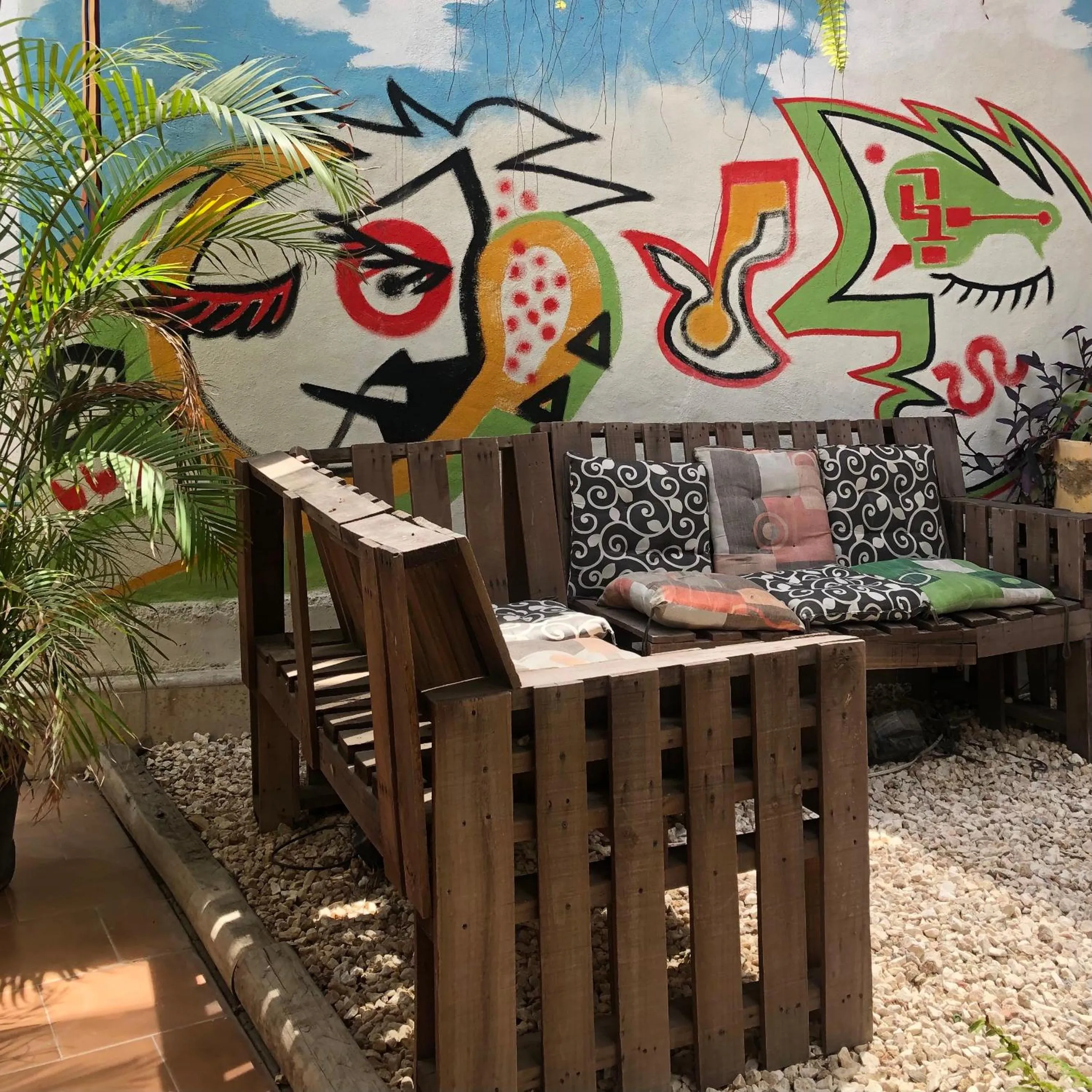Patio in Hotel Boutique El Sueño del Coronel