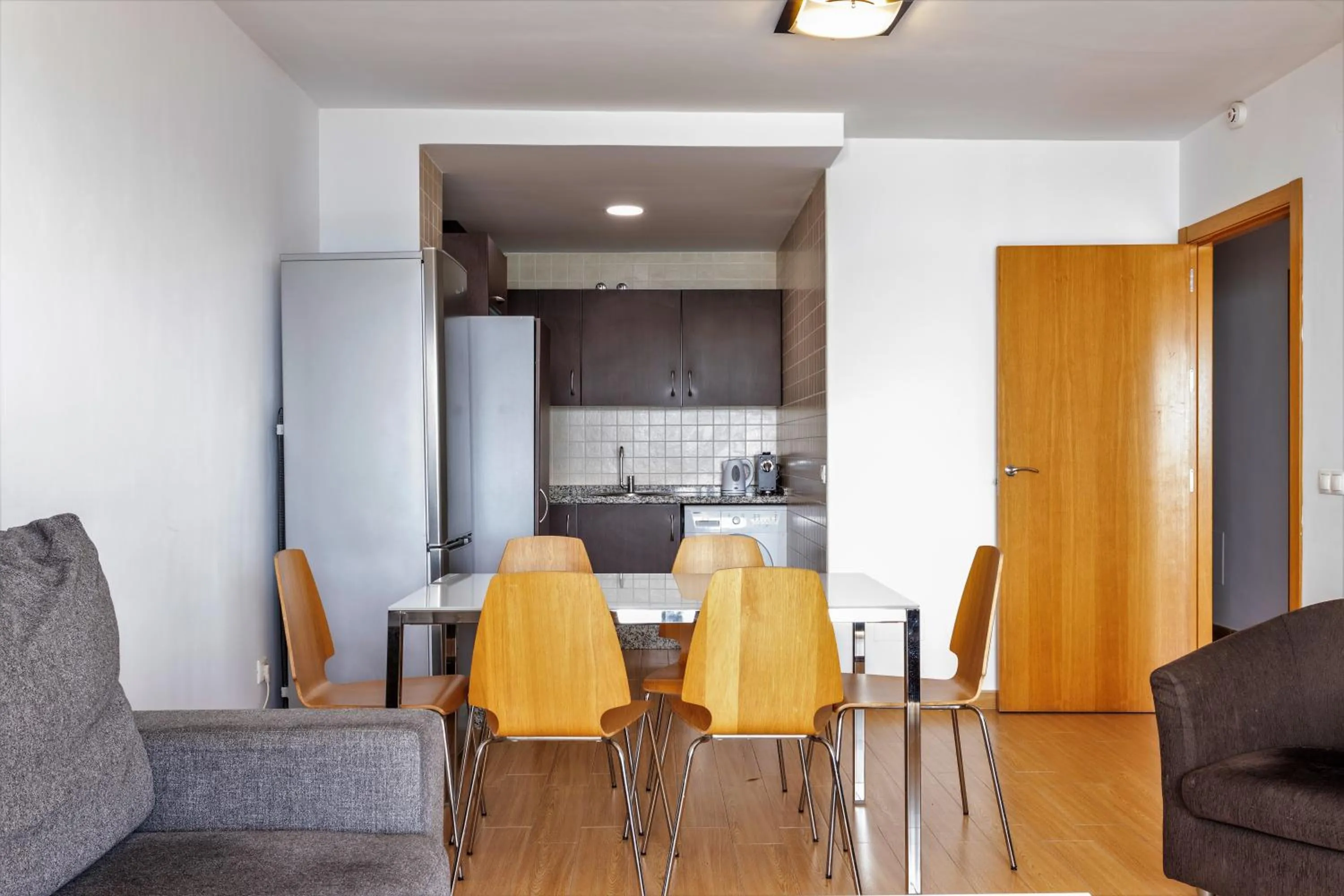 Kitchen or kitchenette in Vegasol Playa AT