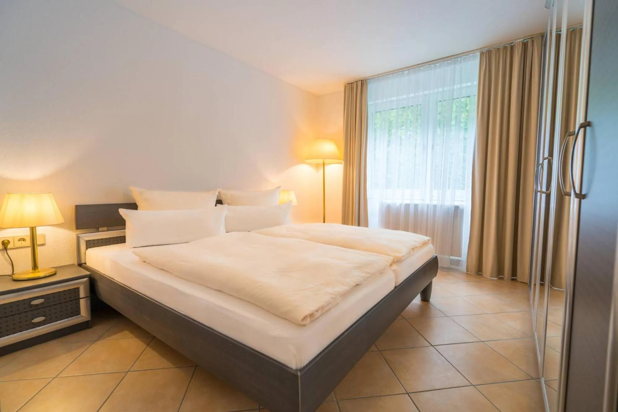 Bed in Apartmenthotel Residenz Steinenbronn