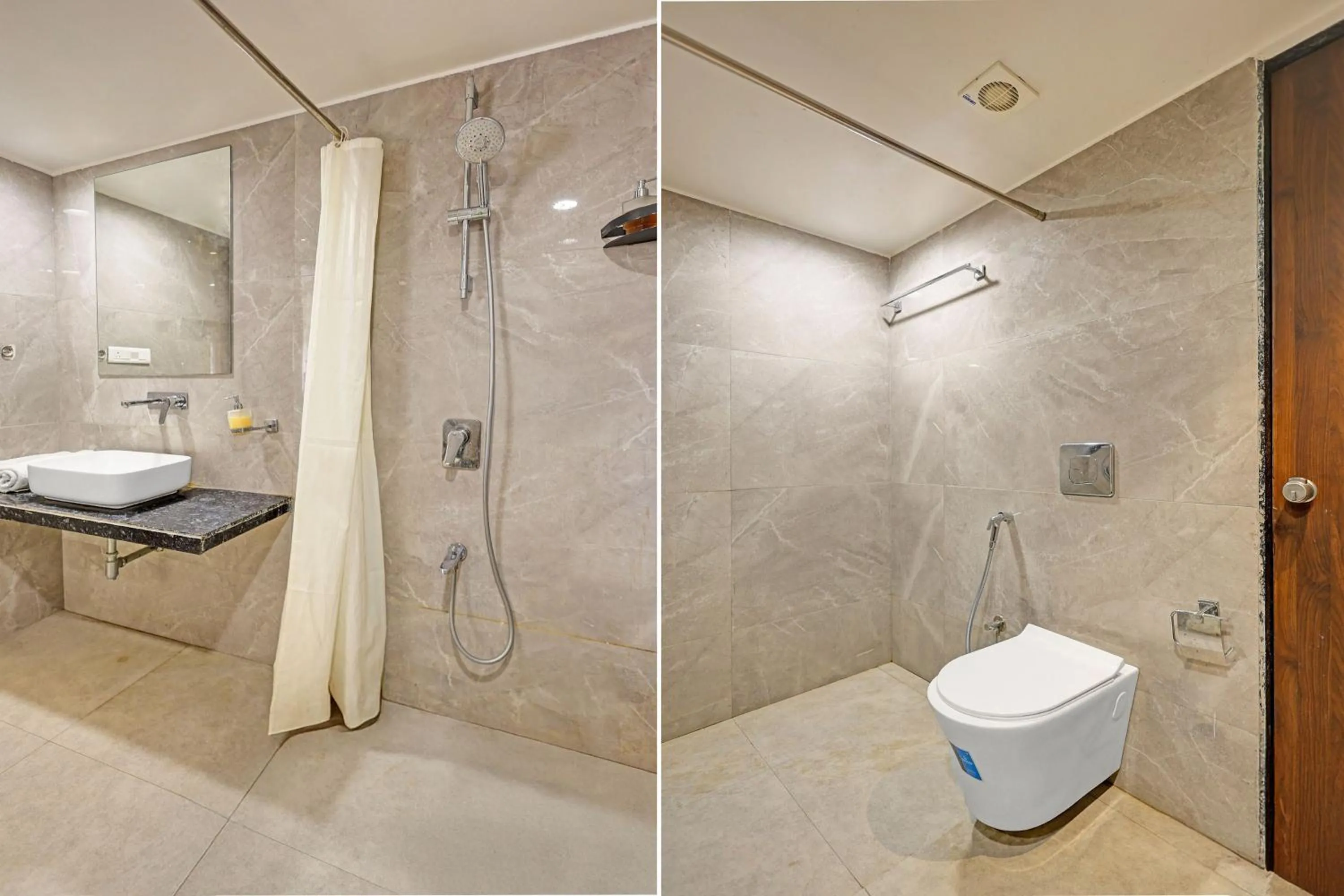 Bathroom in Super Townhouse Vadodara Railway Station Road Formerly Hotel Raajpath