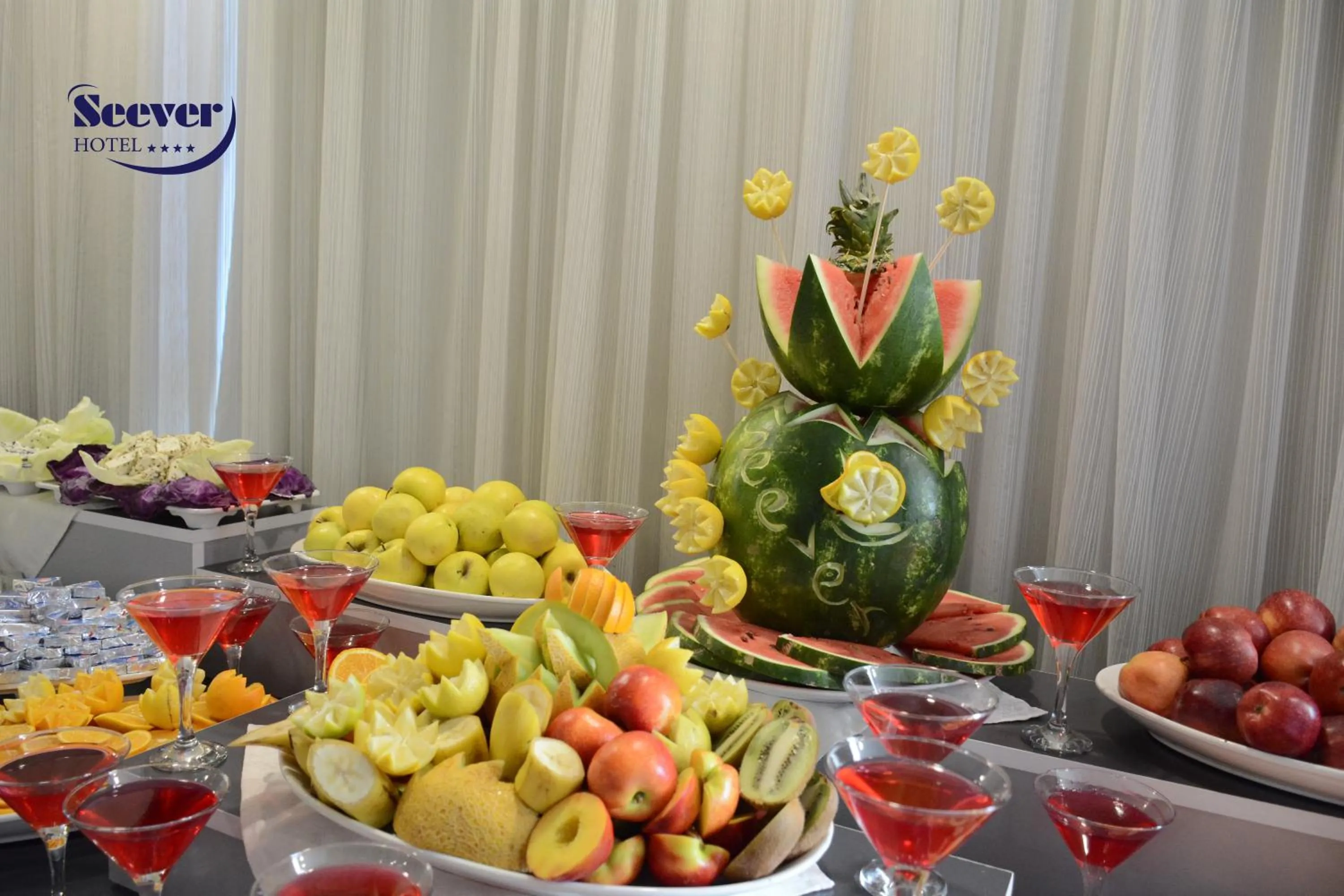 Buffet breakfast in Hotel Seever