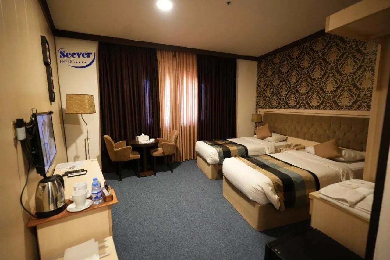 Bed in Hotel Seever