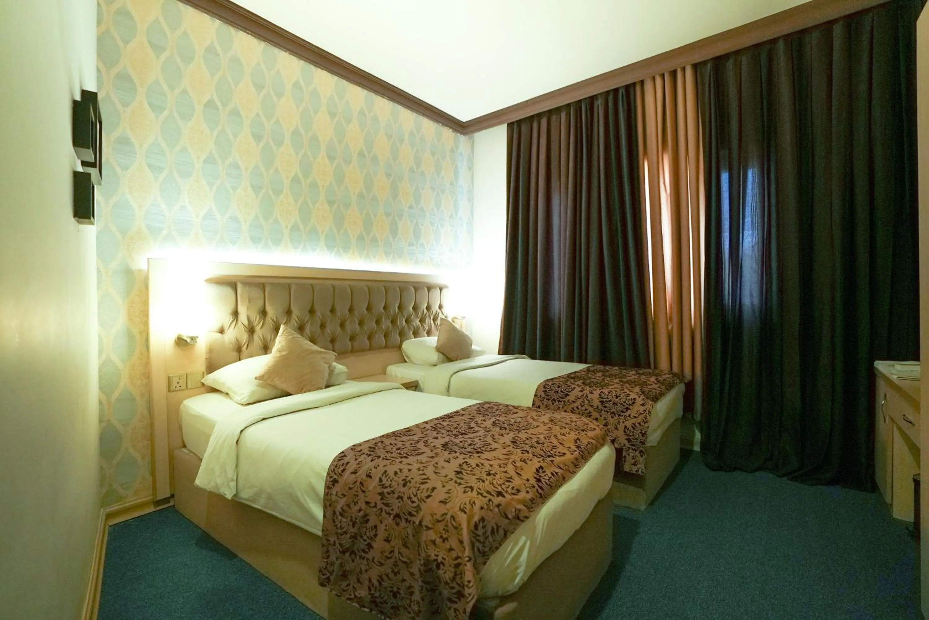 Bed in Hotel Seever