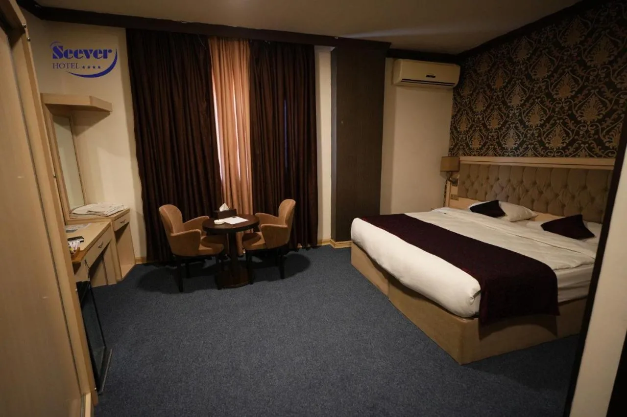 Bed in Hotel Seever